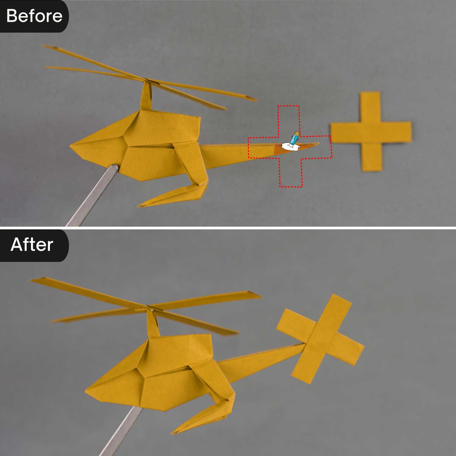 Origami helicopter | origamiok