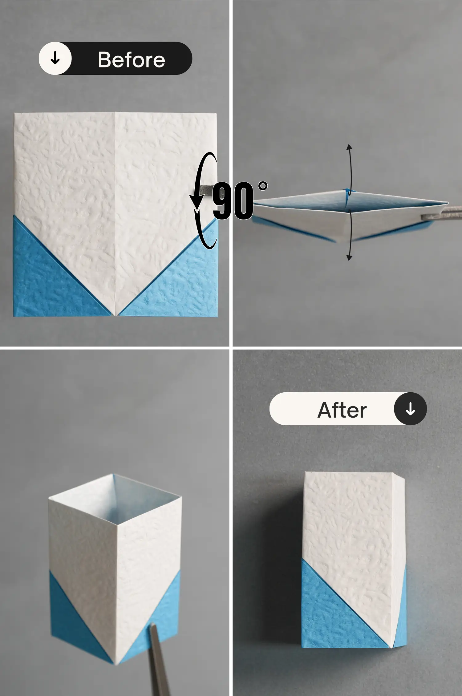 Origami pencil holder | origamiok