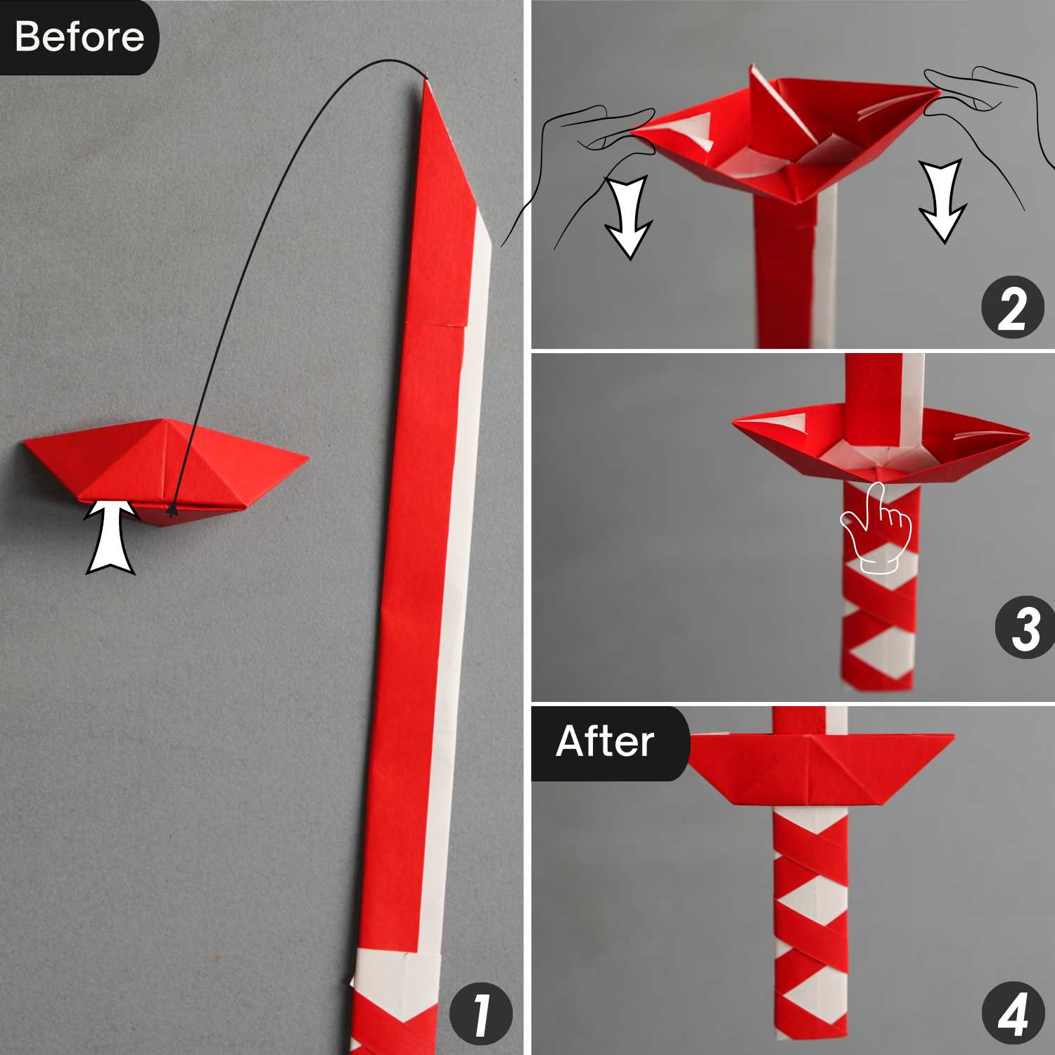 Origami katana | origamiok