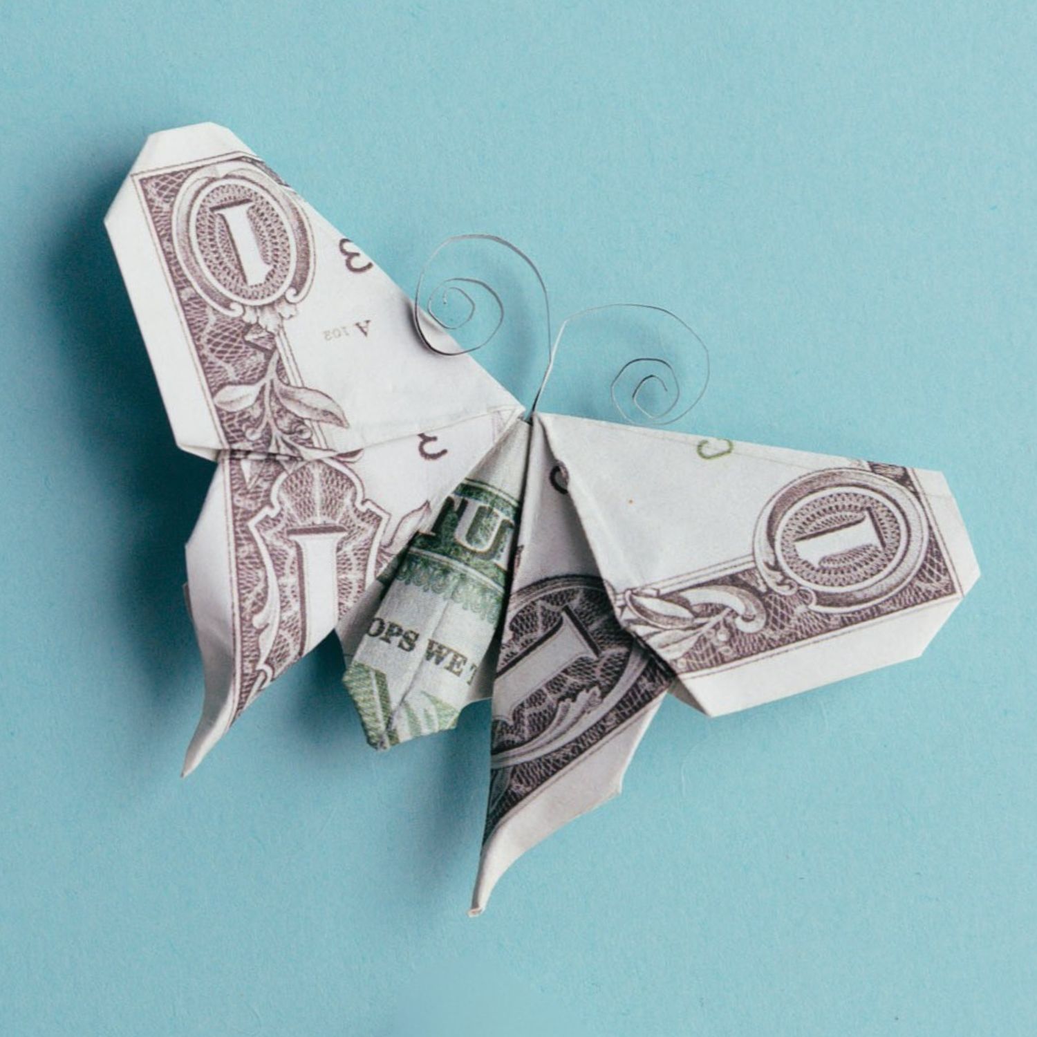 dollar bill origami butterfly | origamiok