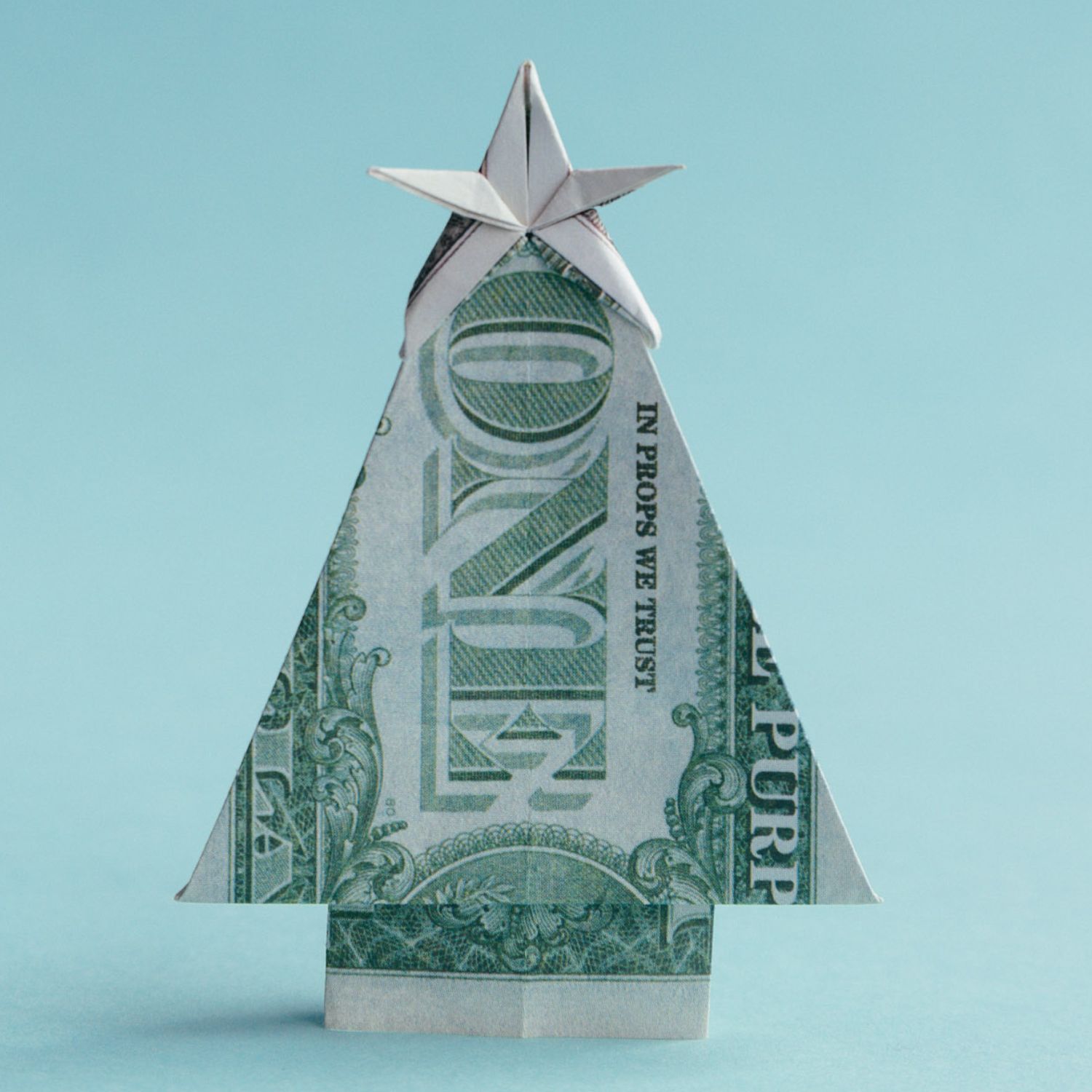 dollar bill origami christmas tree | origamiok