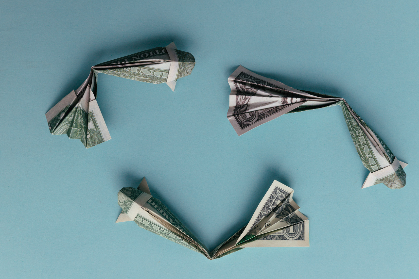 dollar bill origami fish | origamiok