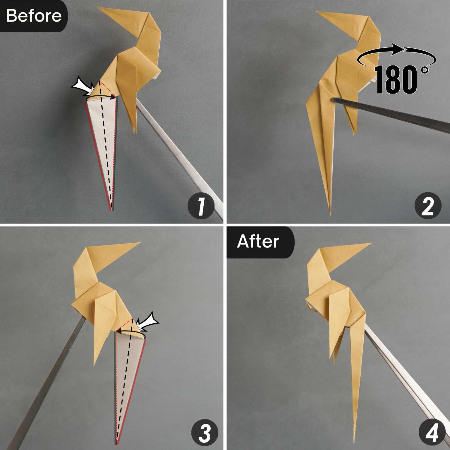 Origami kangaroo | origamiok