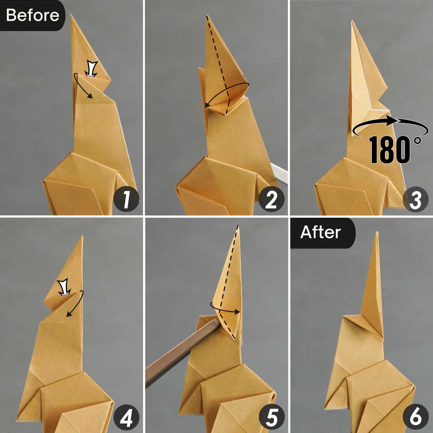 Origami kangaroo | origamiok