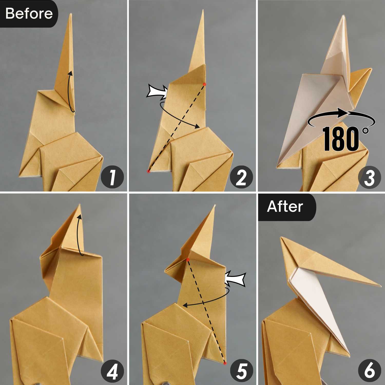Origami kangaroo | origamiok