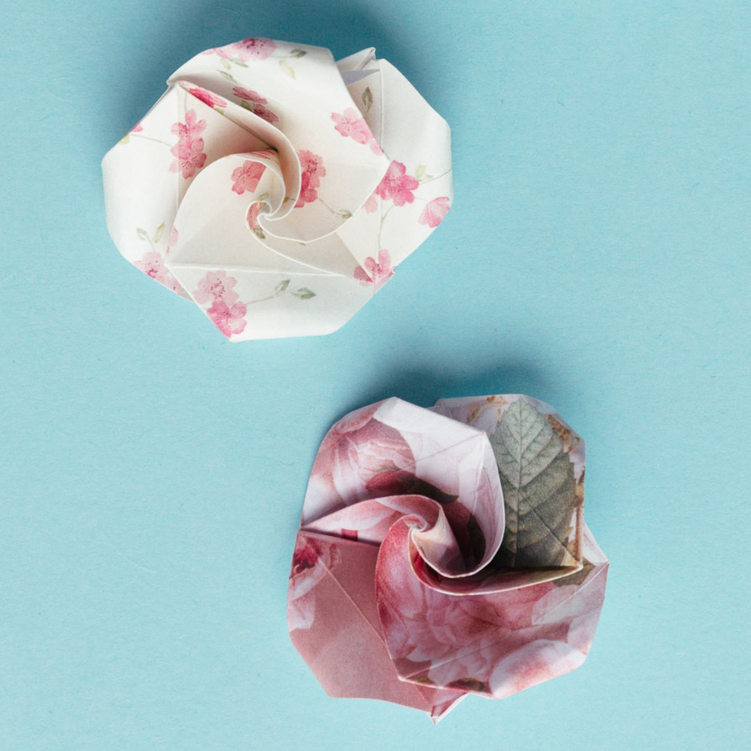sticky note origami rose | origamiok