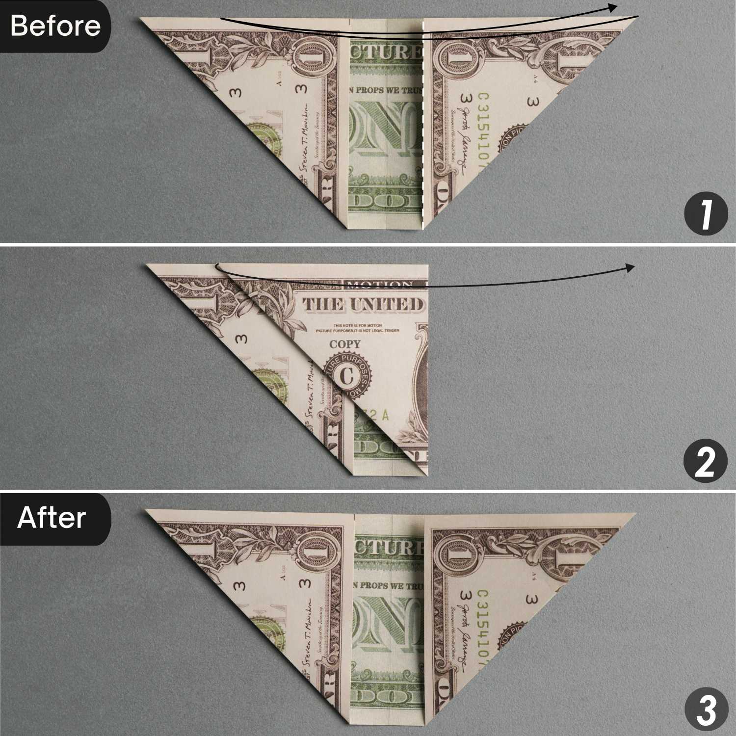 dollar bill origami butterfly | origamiok