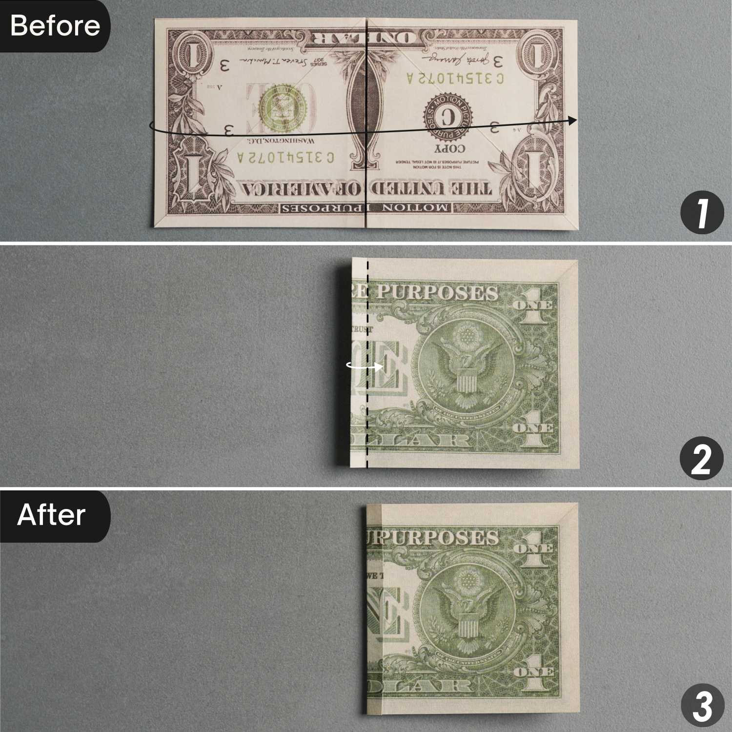 dollar bill origami butterfly | origamiok