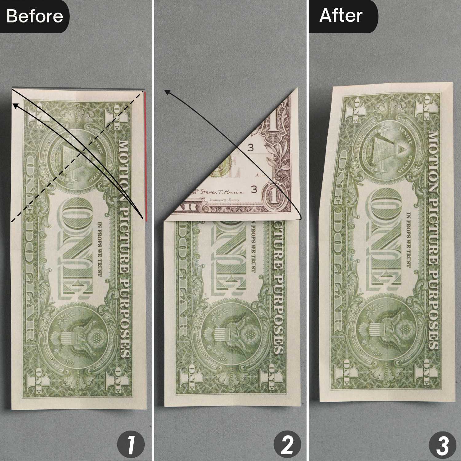 dollar bill origami christmas tree | origamiok