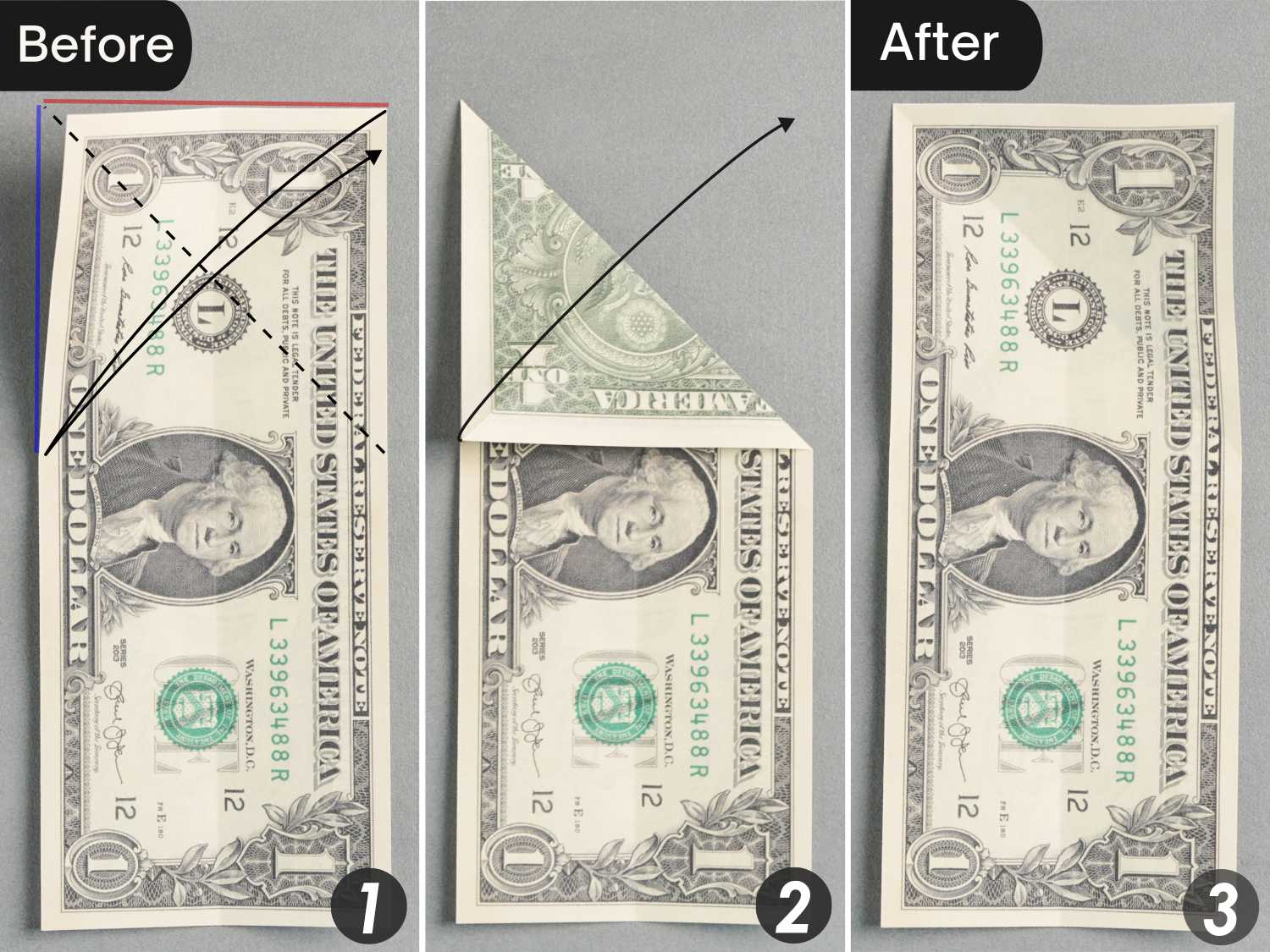 dollar bill origami fish | origamiok