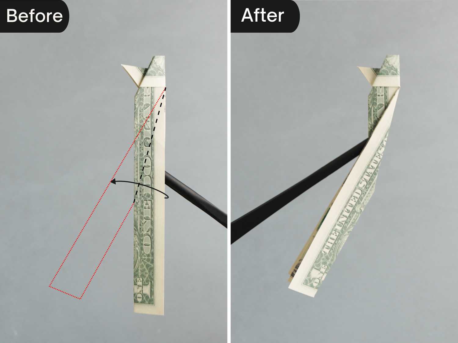 dollar bill origami fish | origamiok