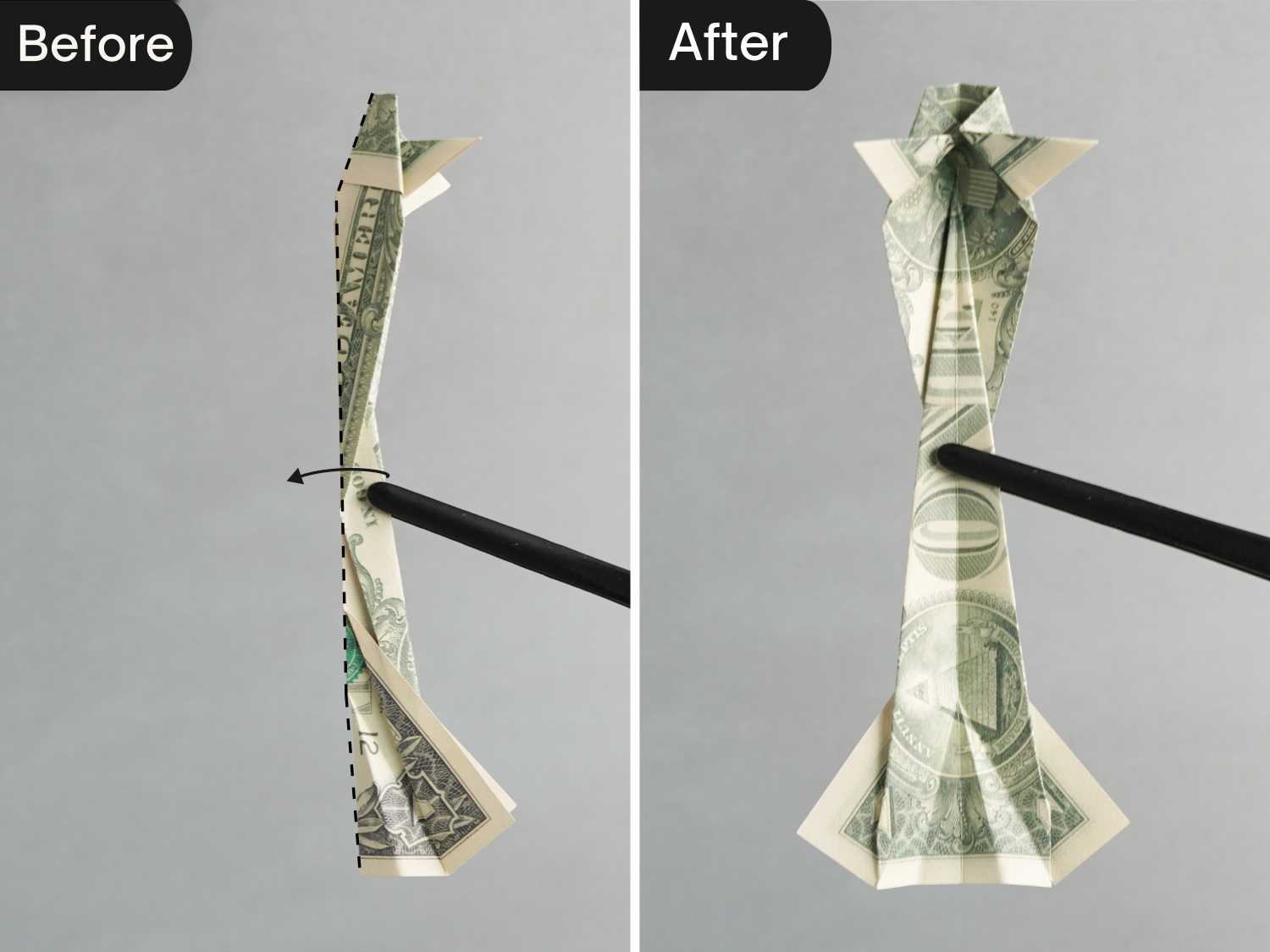 dollar bill origami fish | origamiok