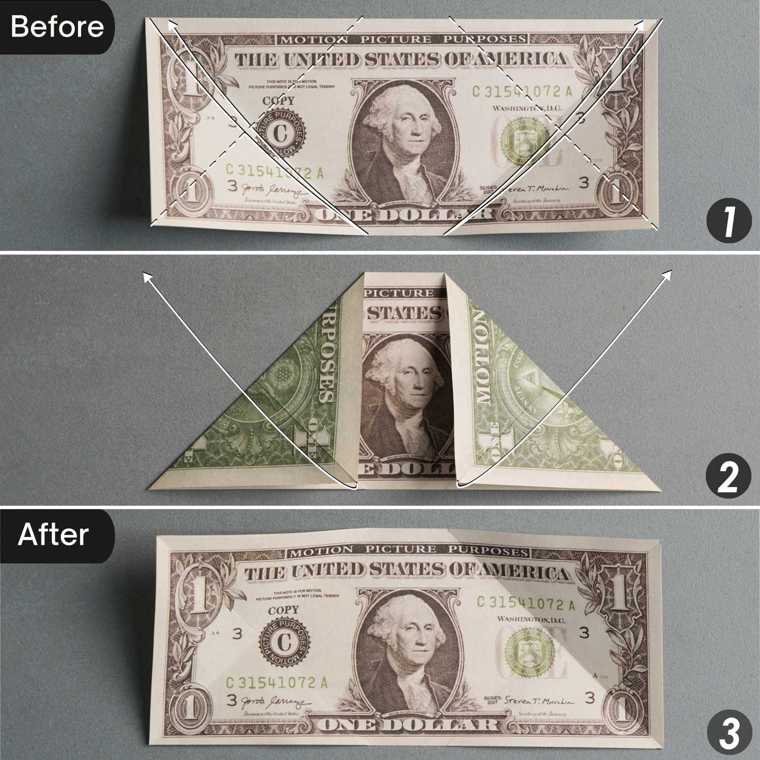 dollar bill origami heart | origamiok