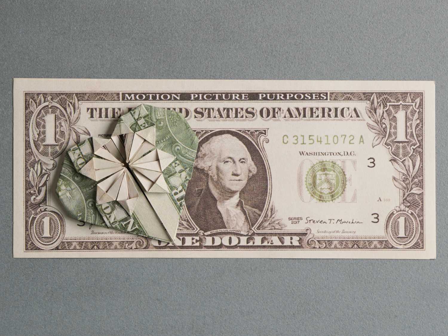 dollar bill origami heart | origamiok