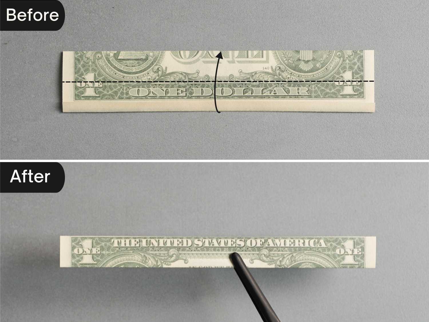 dollar bill origami ring | origamiok