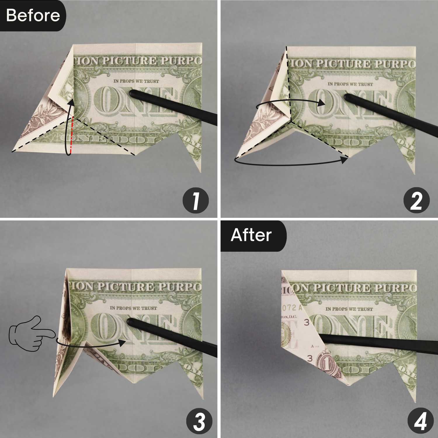 dollar bill origami star | origamiok