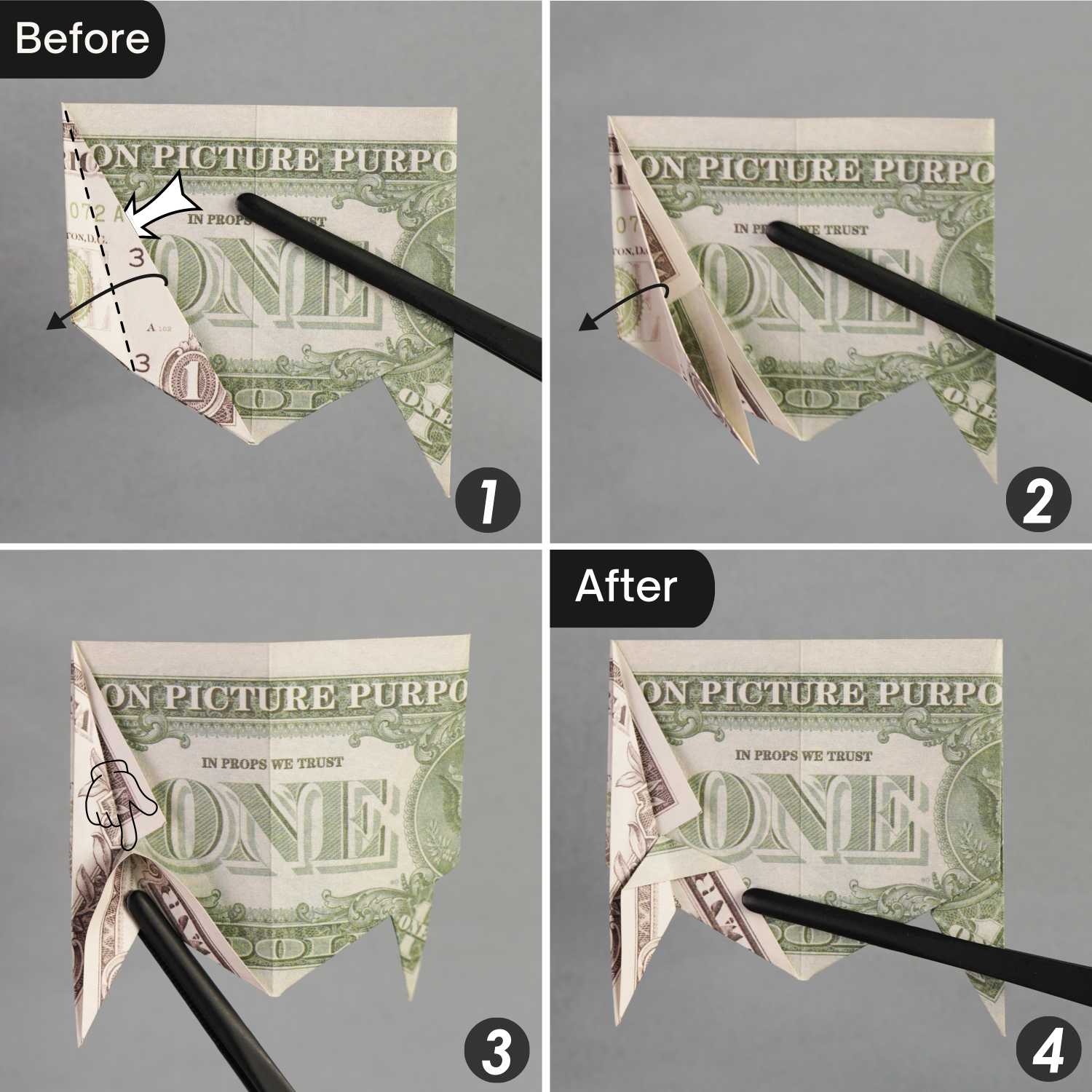dollar bill origami star | origamiok
