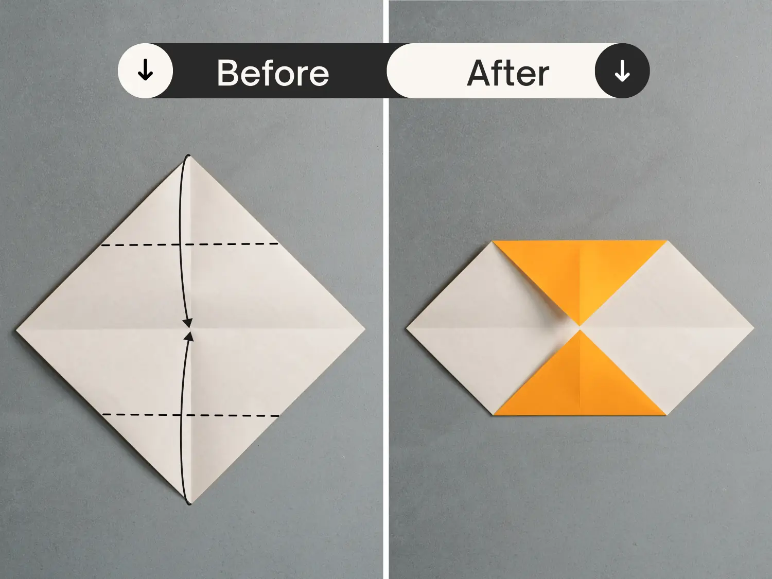 Origami blinking eye | origamiok