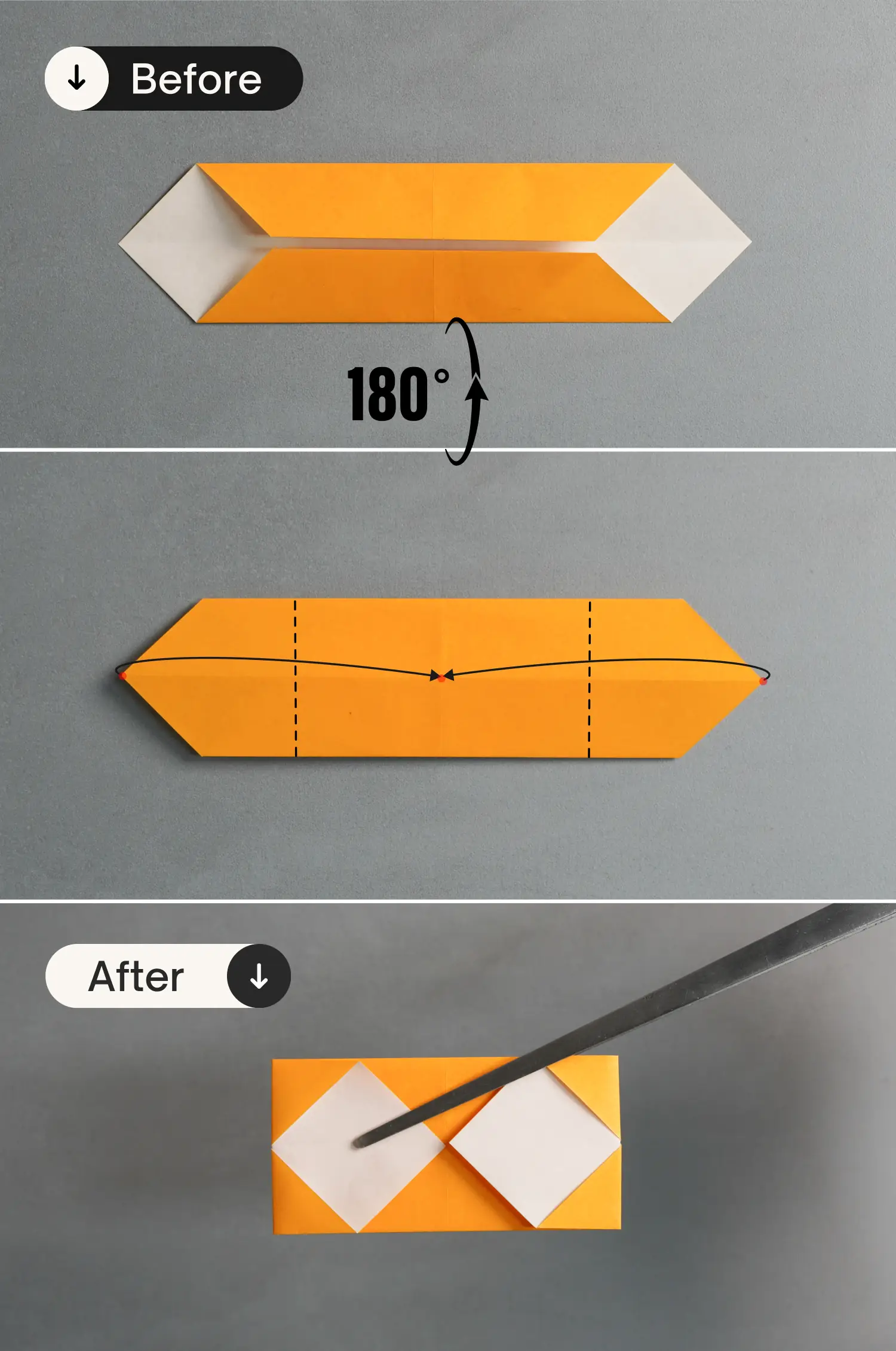 Origami blinking eye | origamiok