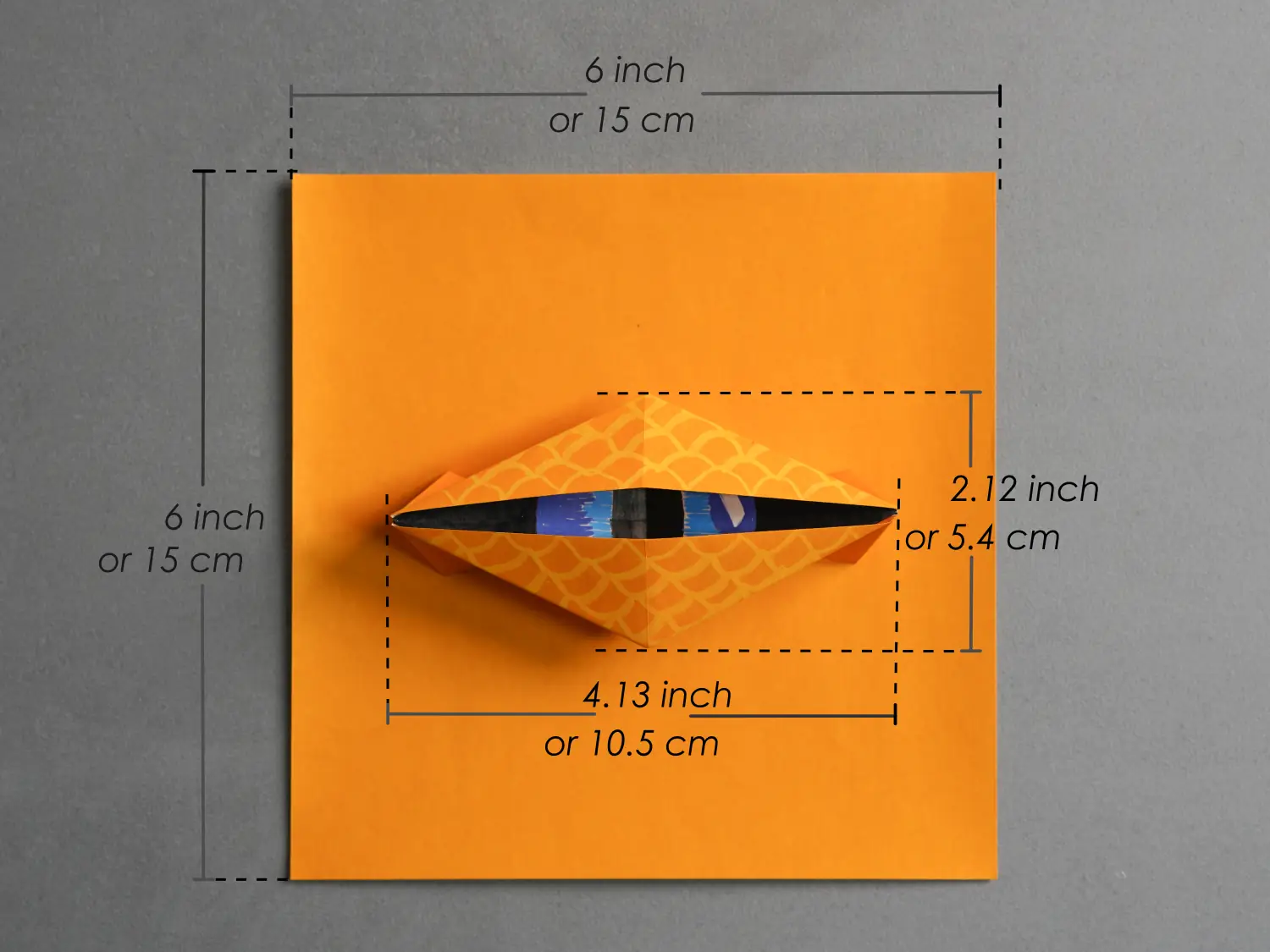 Origami blinking eye | origamiok