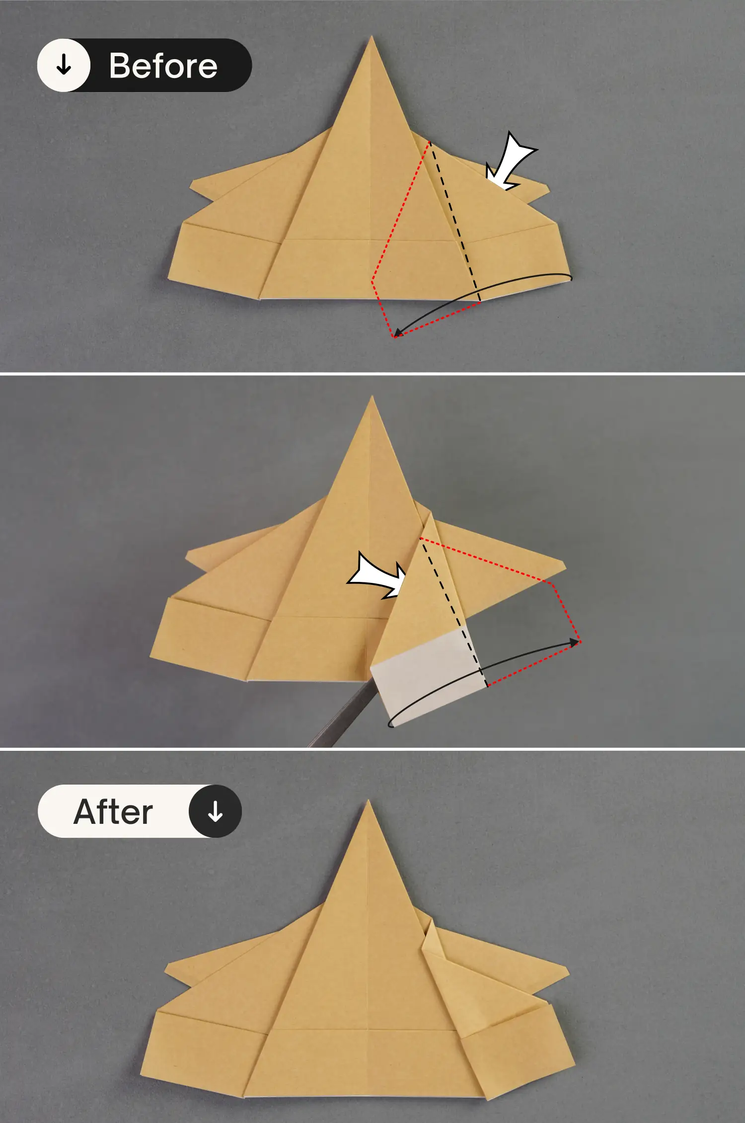 Origami jet | origamiok