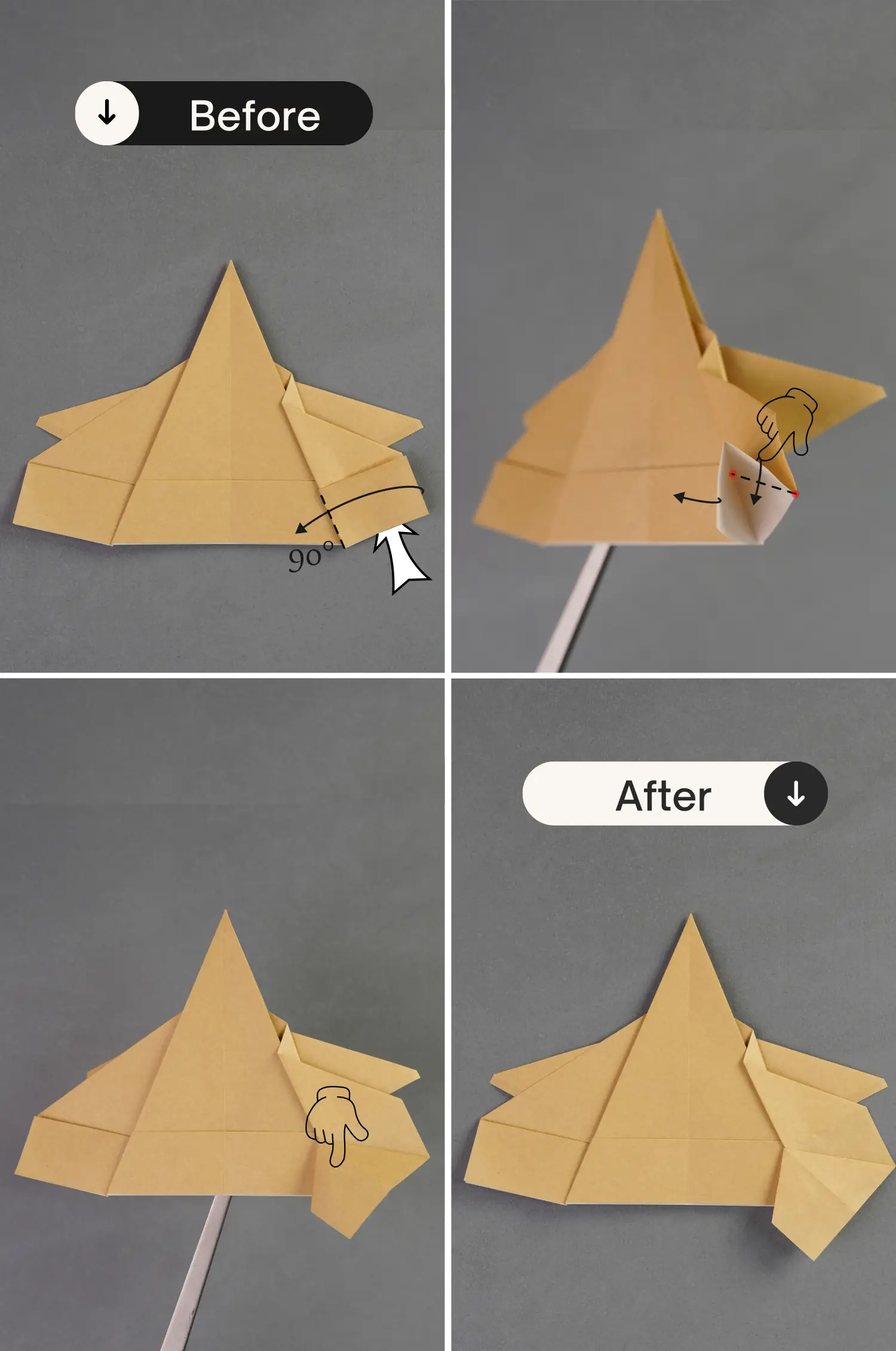 Origami jet | origamiok