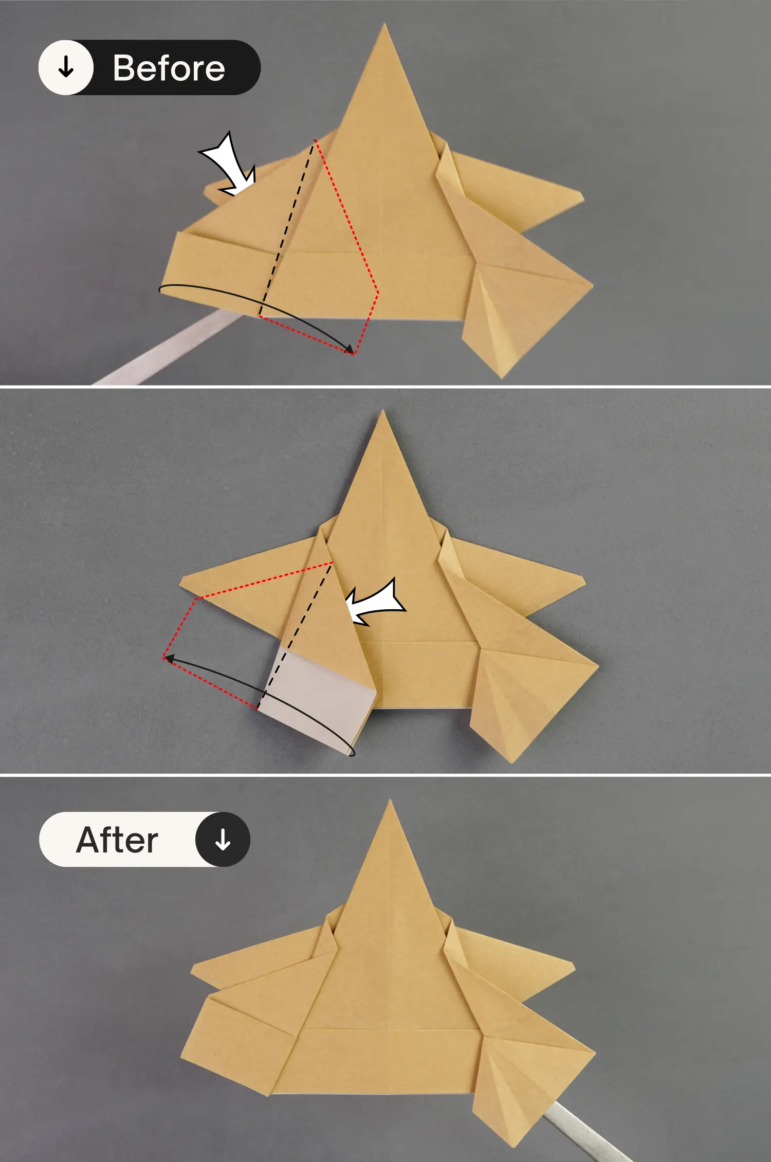 Origami jet | origamiok