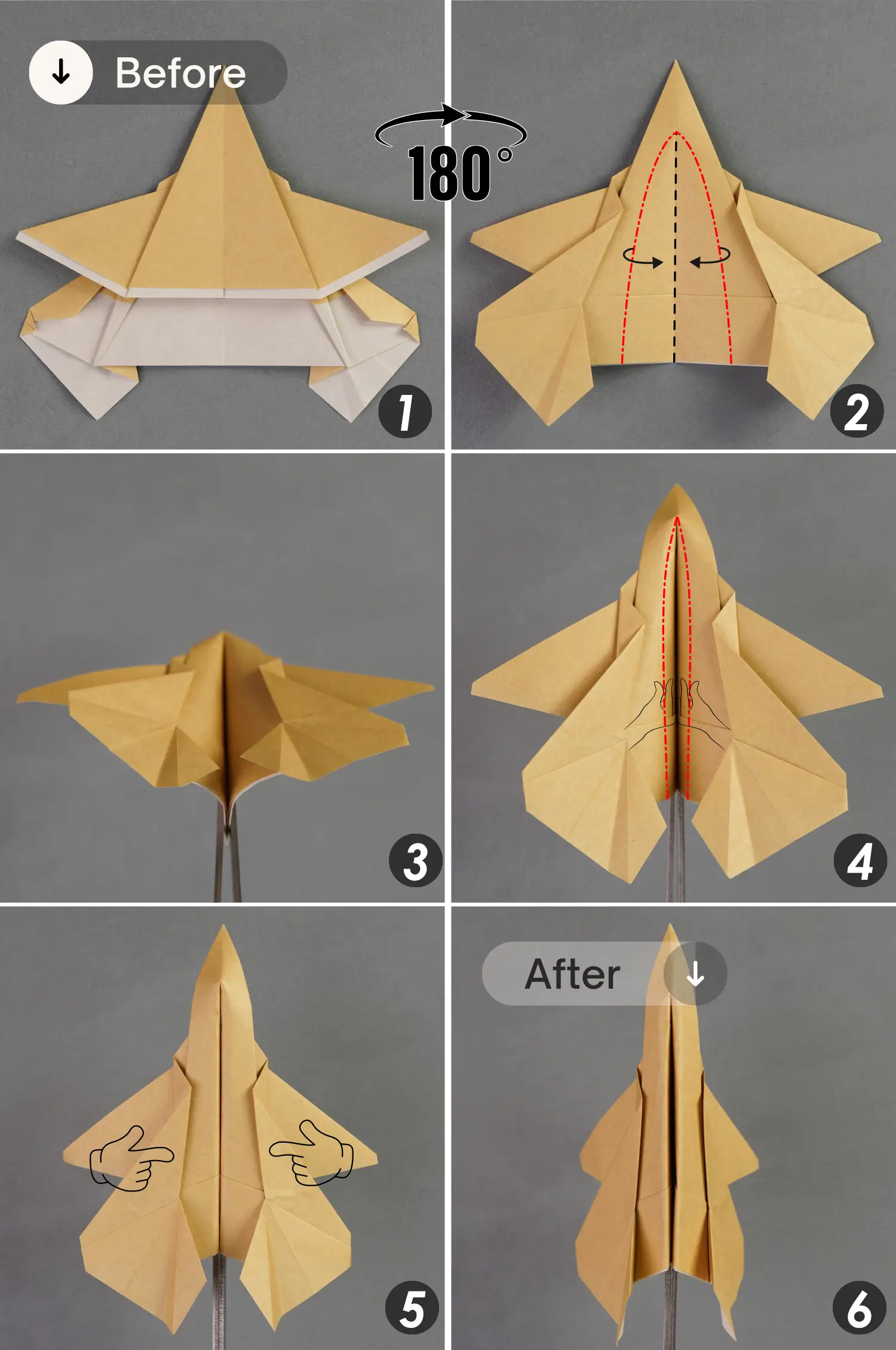 Origami jet | origamiok