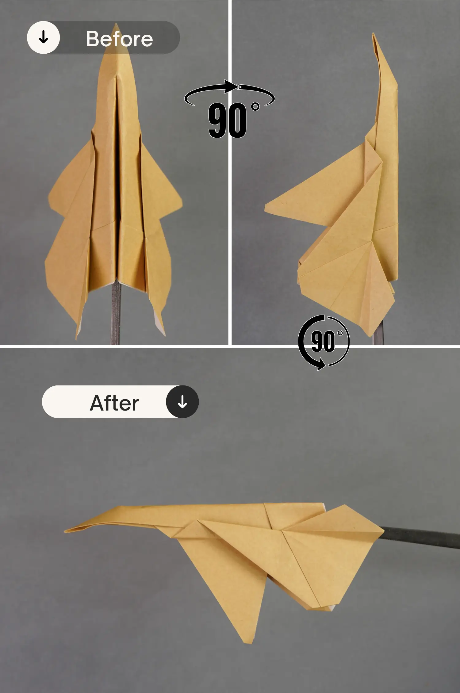 Origami jet | origamiok