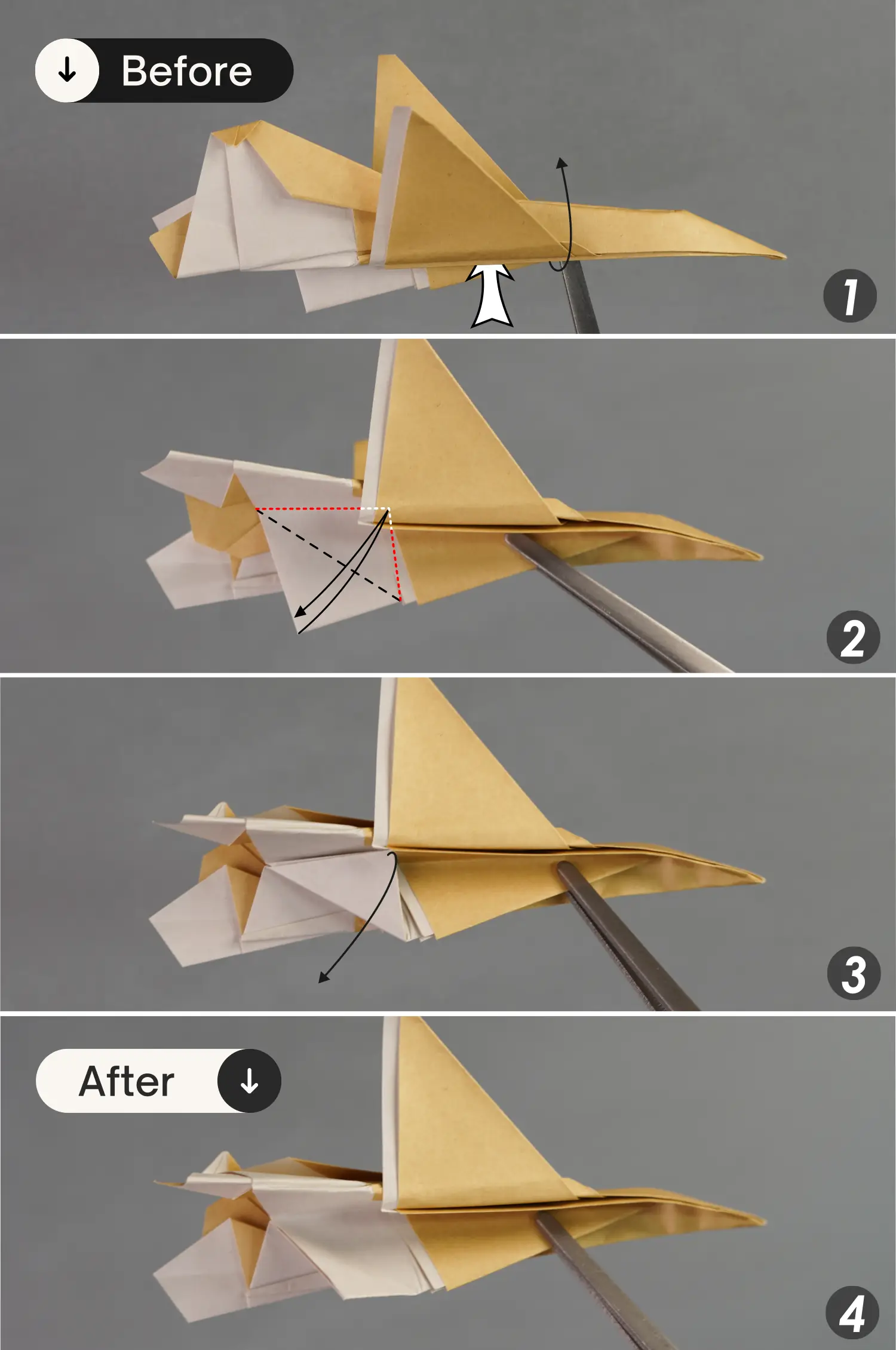 Origami jet | origamiok
