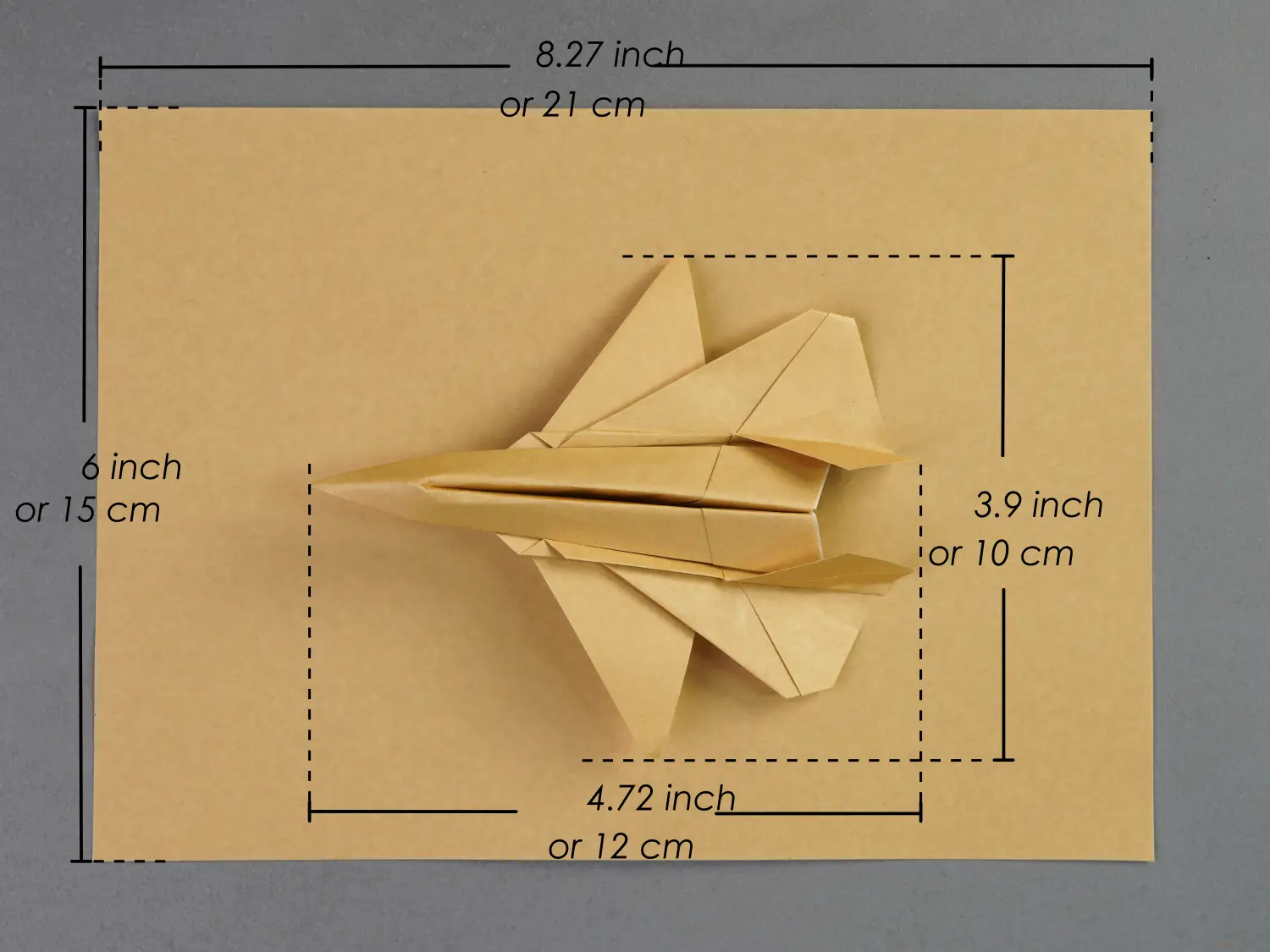 Origami jet | origamiok