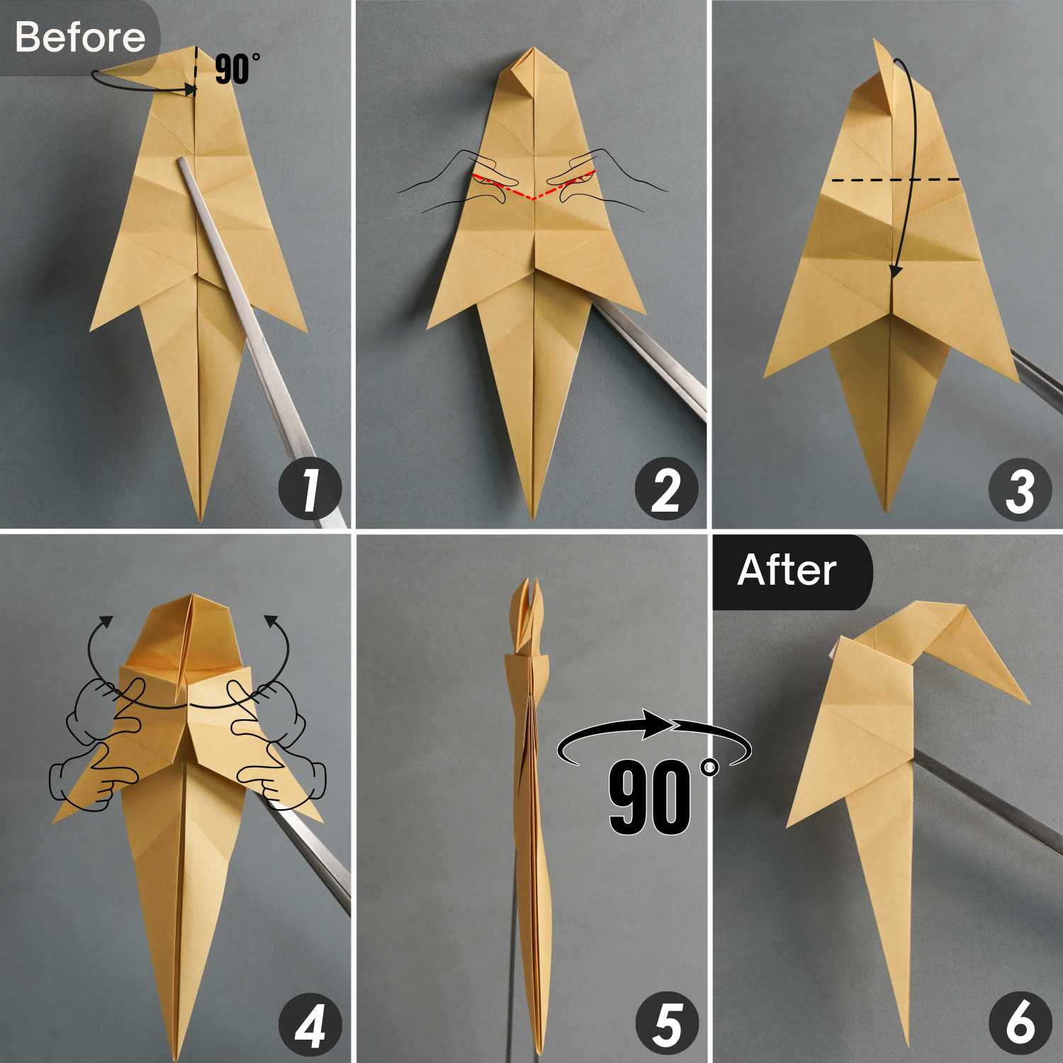 Origami kangaroo | origamiok