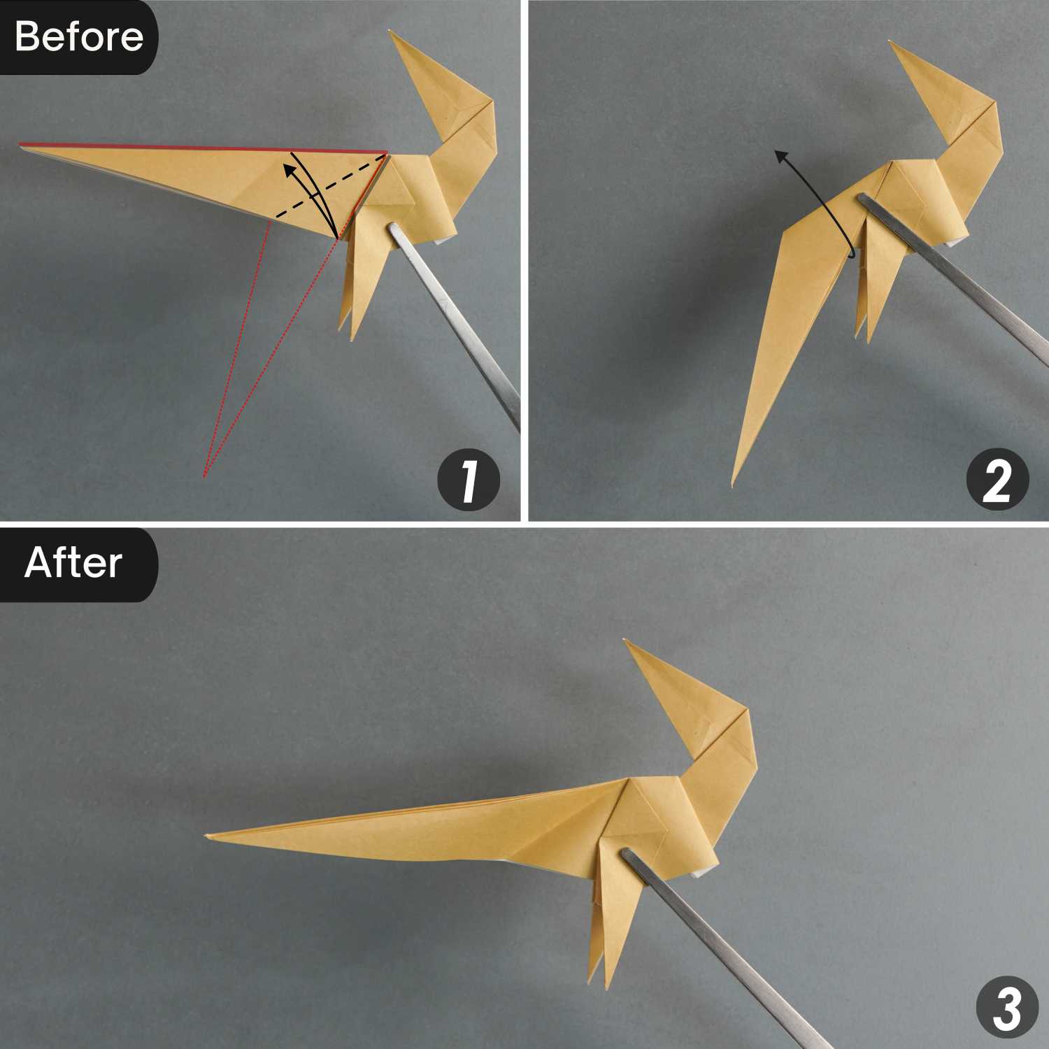 Origami kangaroo | origamiok