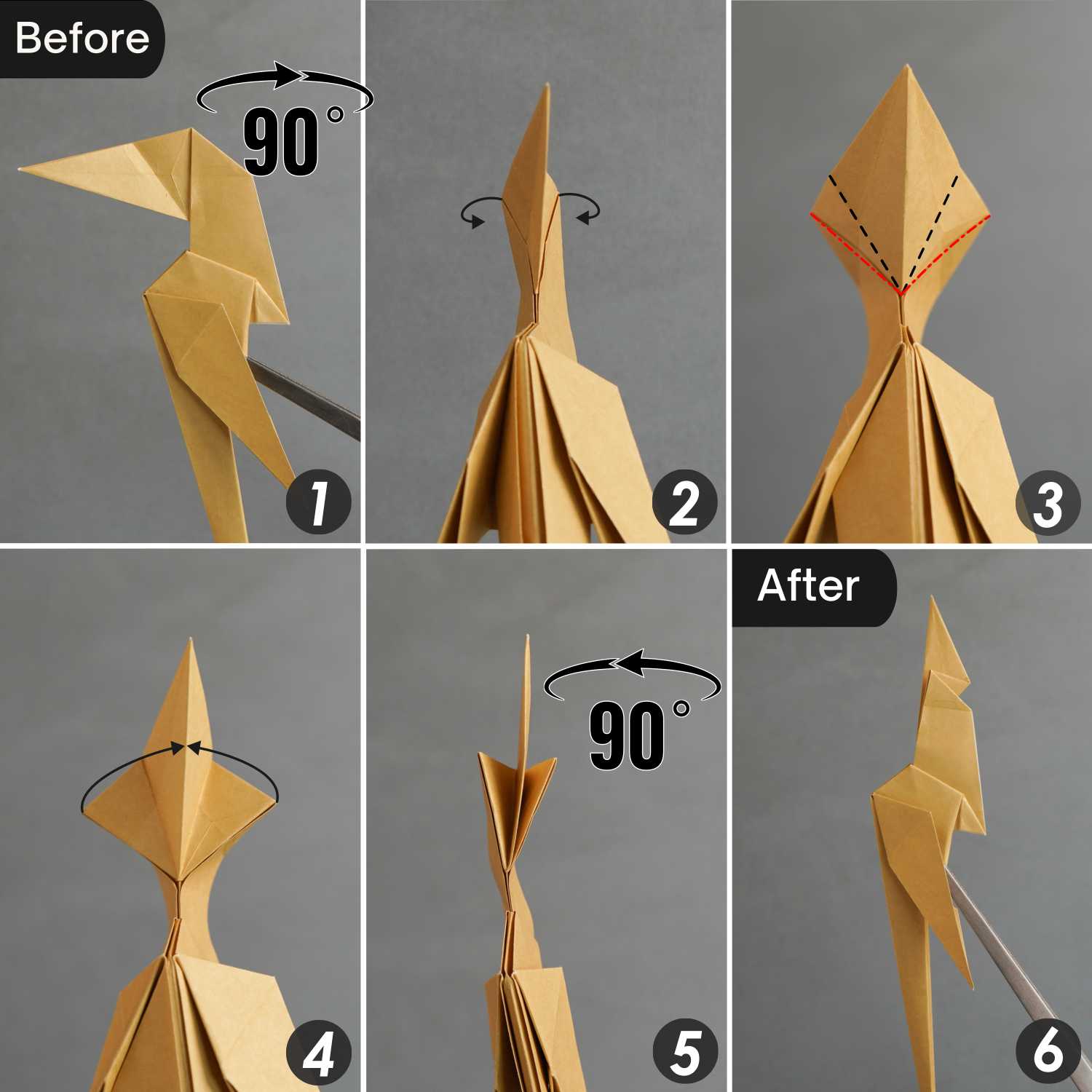 Origami kangaroo | origamiok