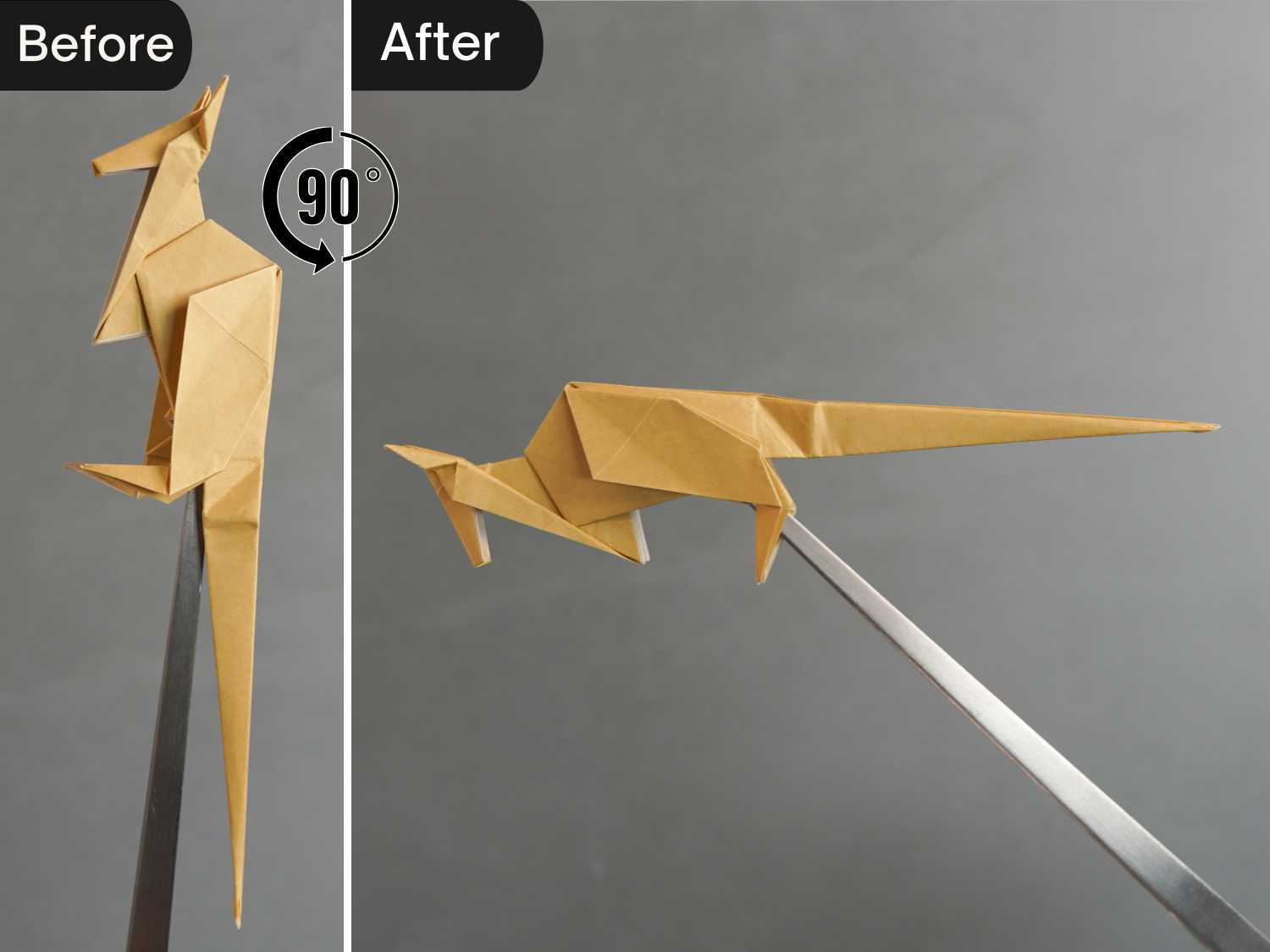 Origami kangaroo | origamiok