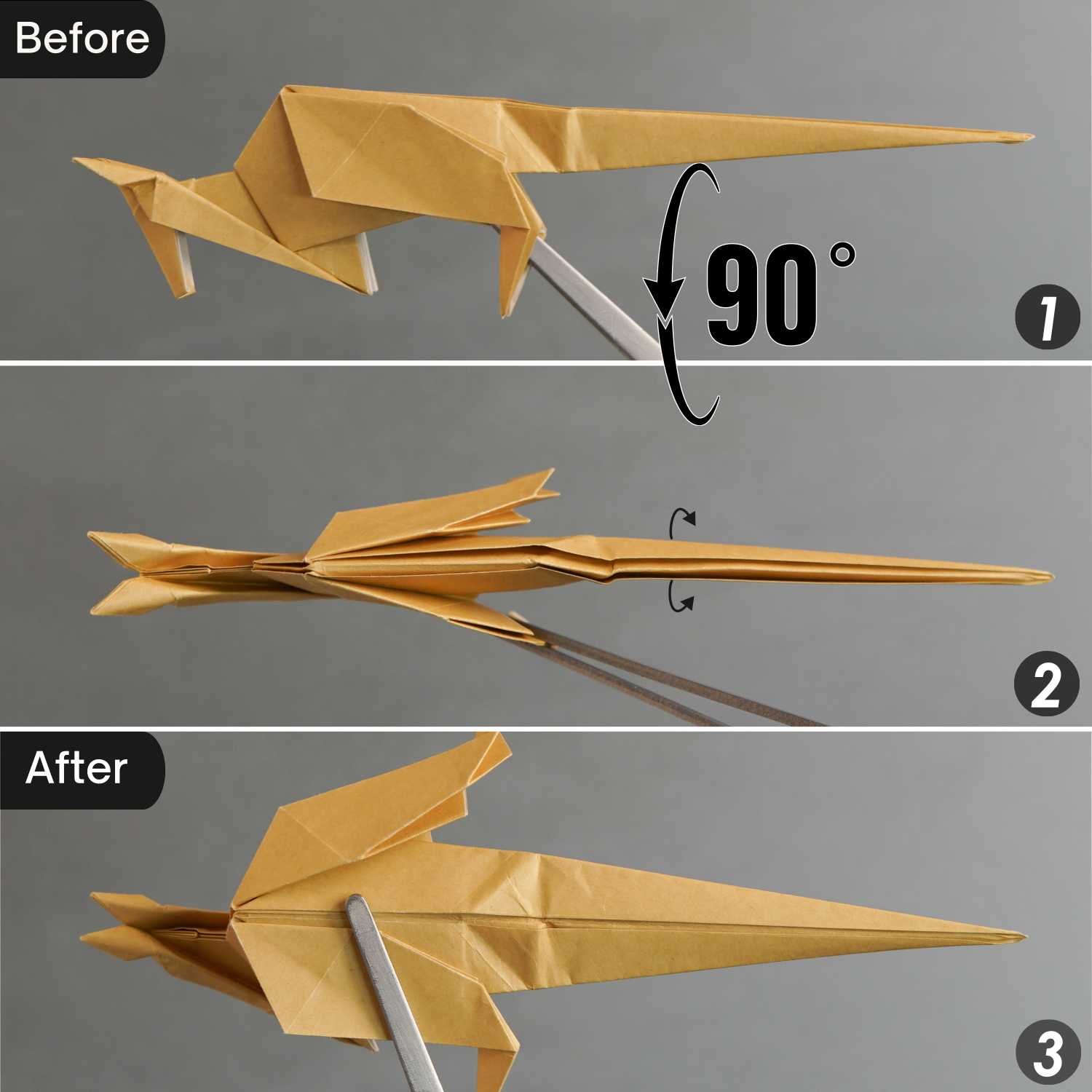 Origami kangaroo | origamiok