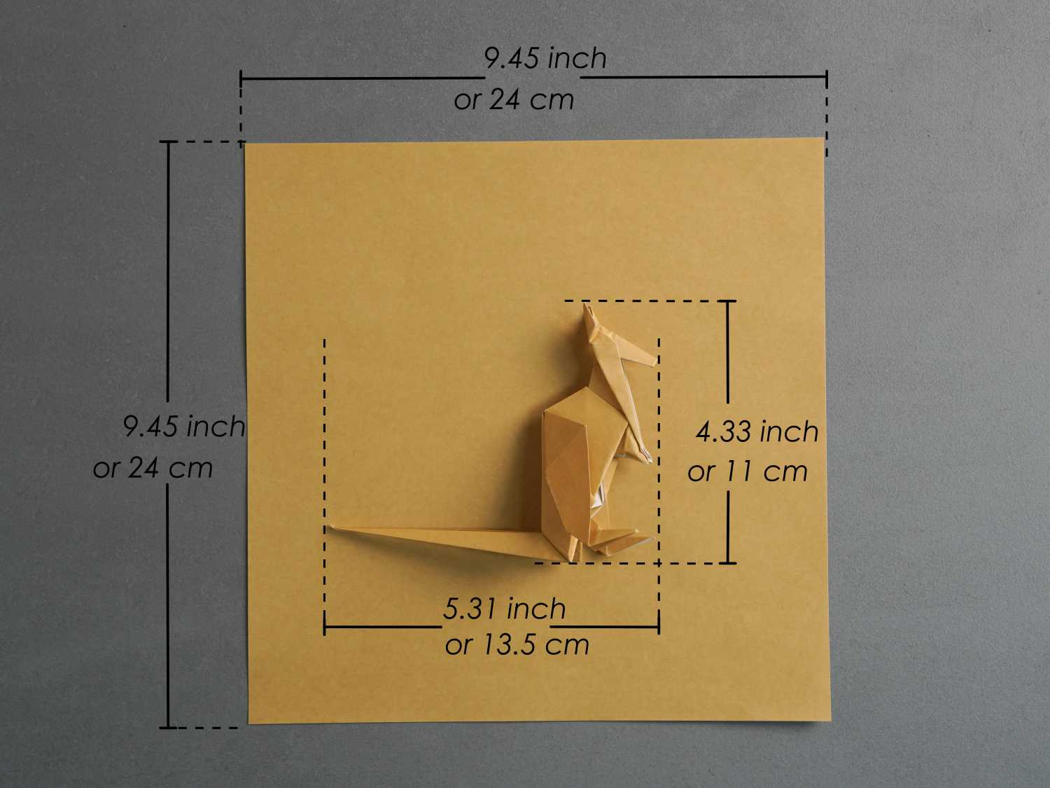 Origami kangaroo | origamiok