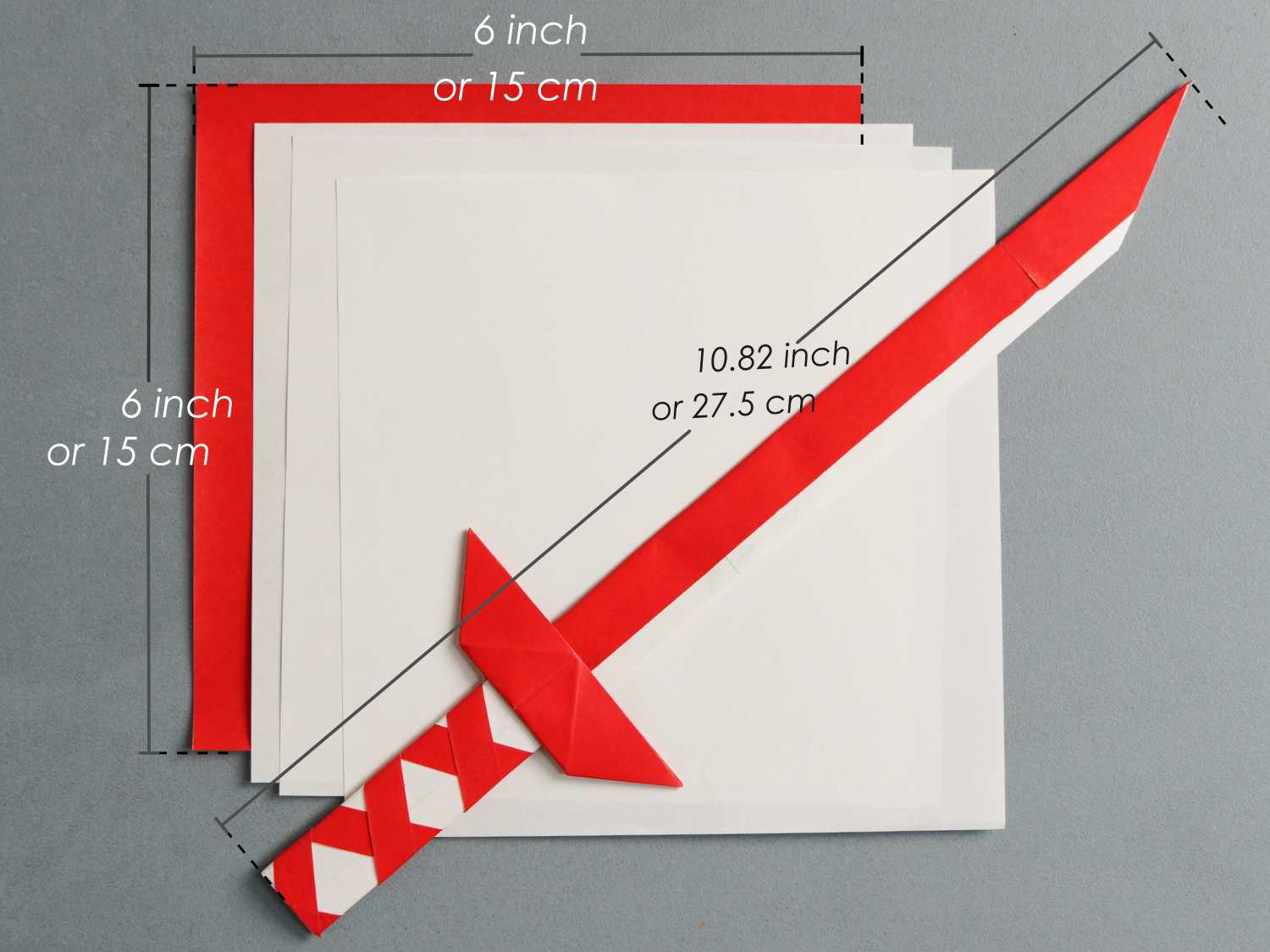 Origami katana | origamiok