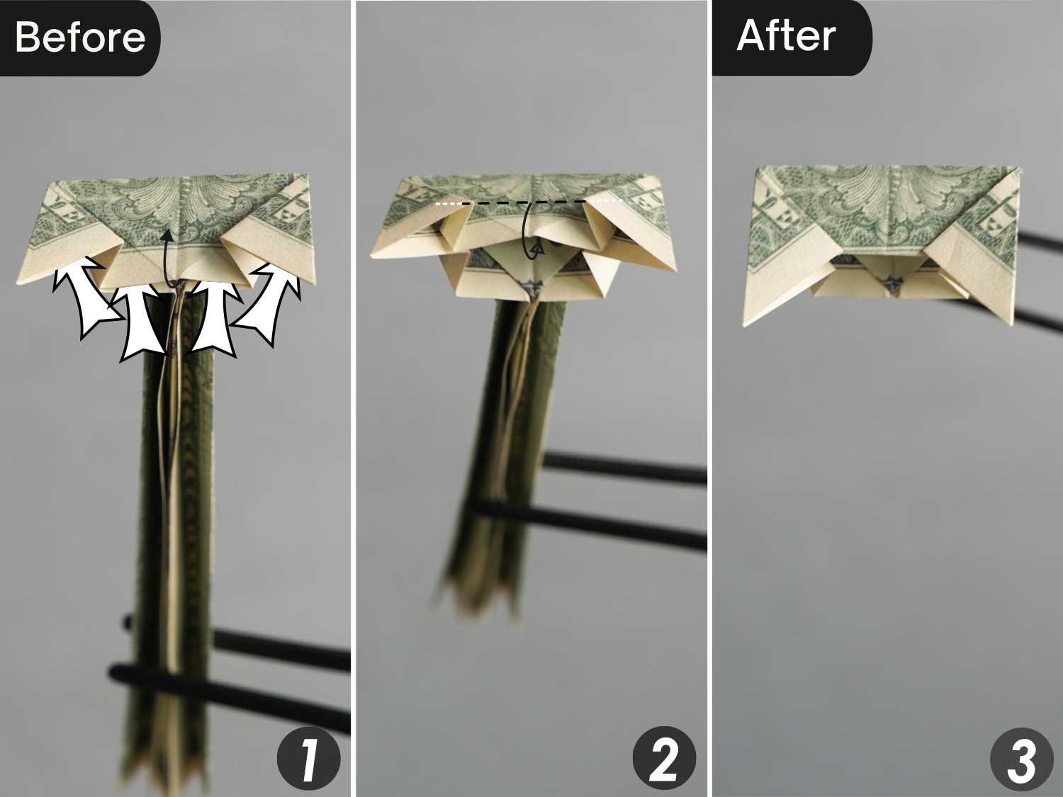 origami money cat | origamiok