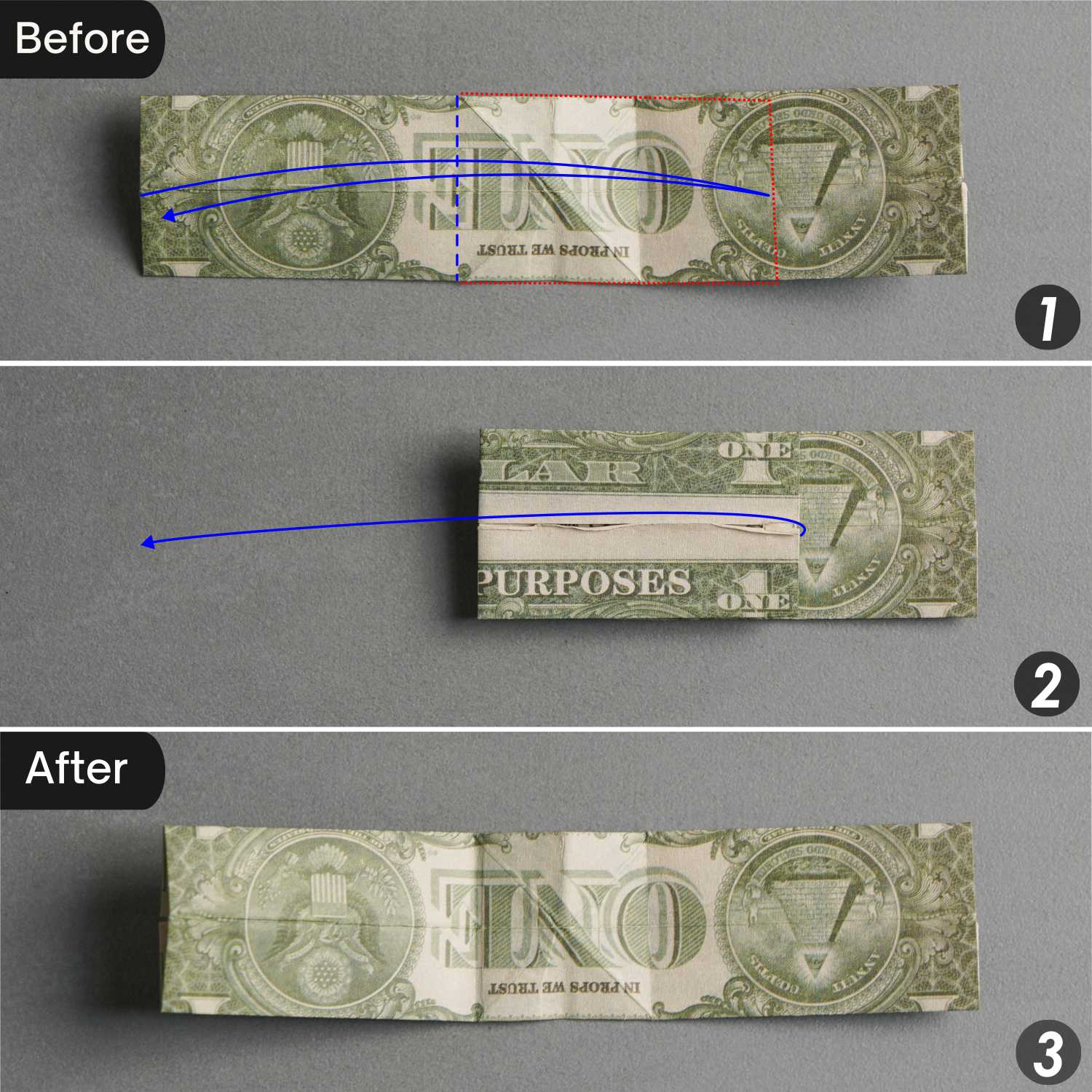origami money pants | origamiok