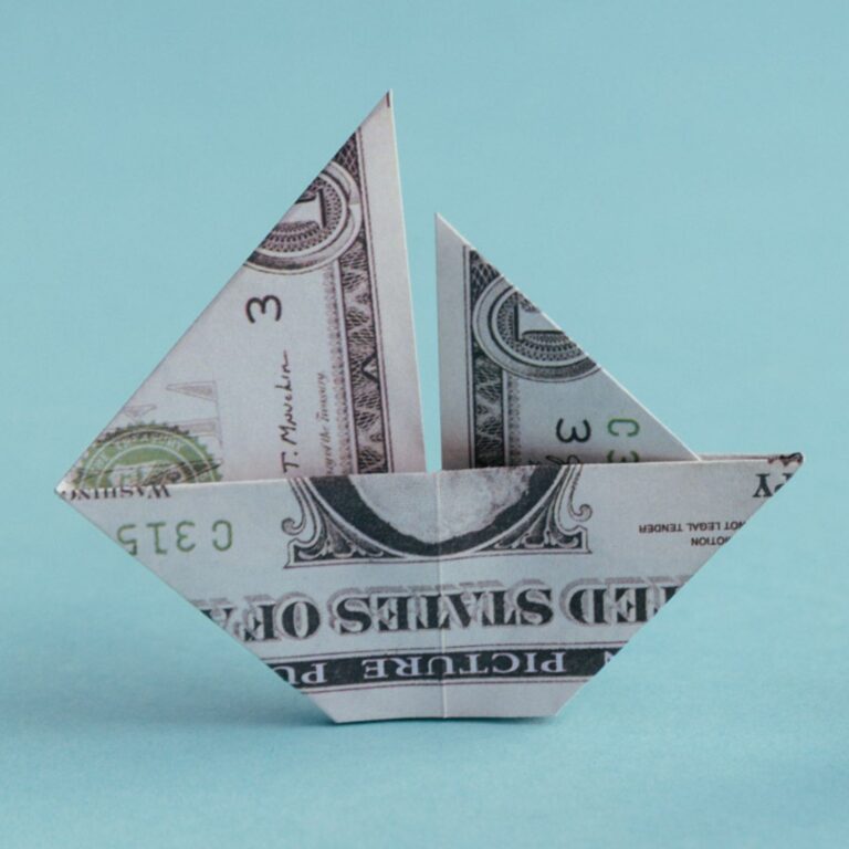 Origami Money Boat | Origamiok