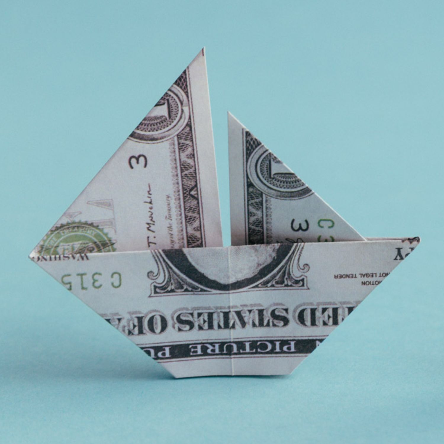 origami money boat | origamiok