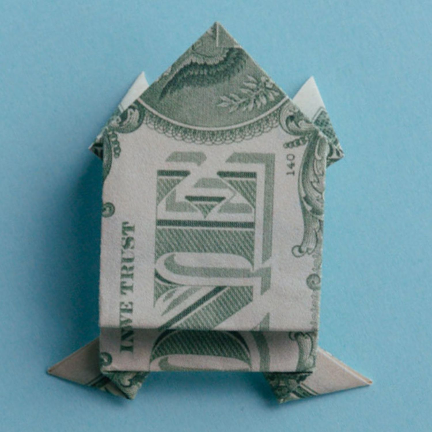 dollar bill origami frog | origamiok