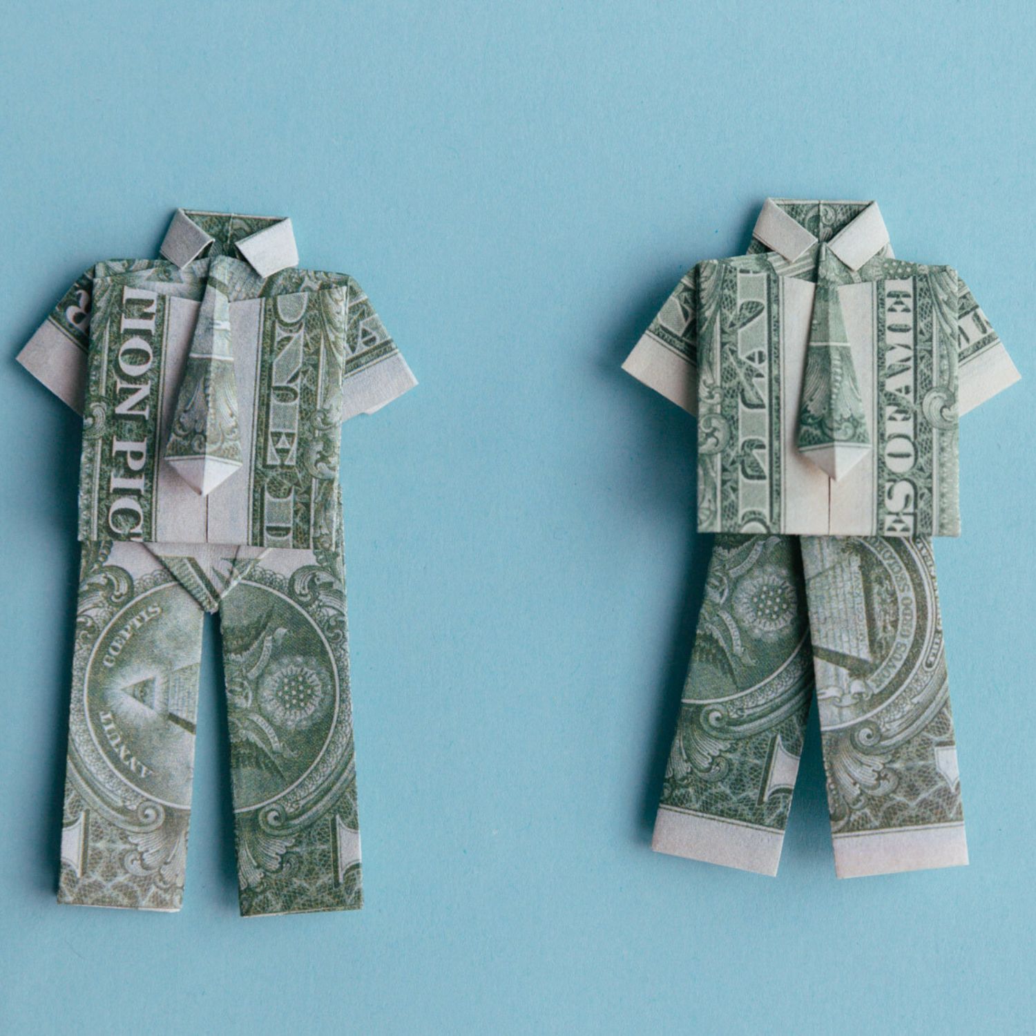origami money pants | origamiok