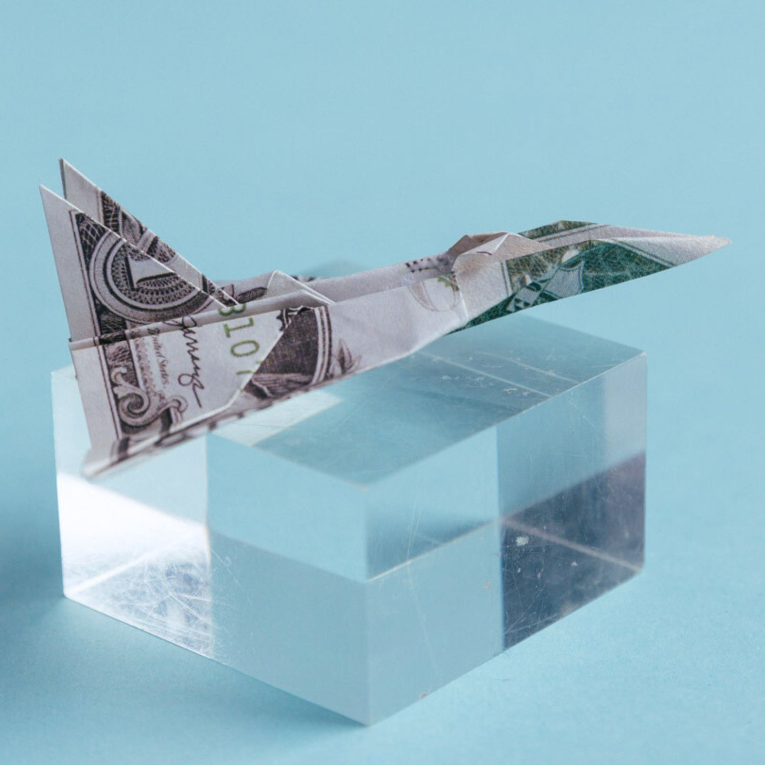origami money plane | origamiok