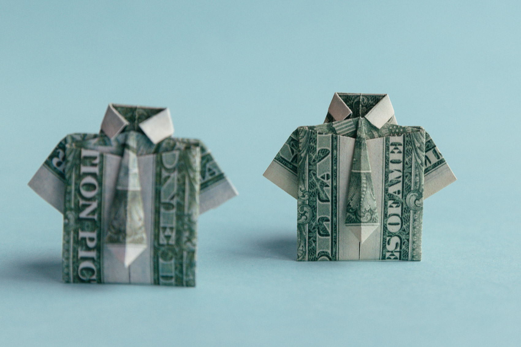 dollar bill origami shirt | origamiok