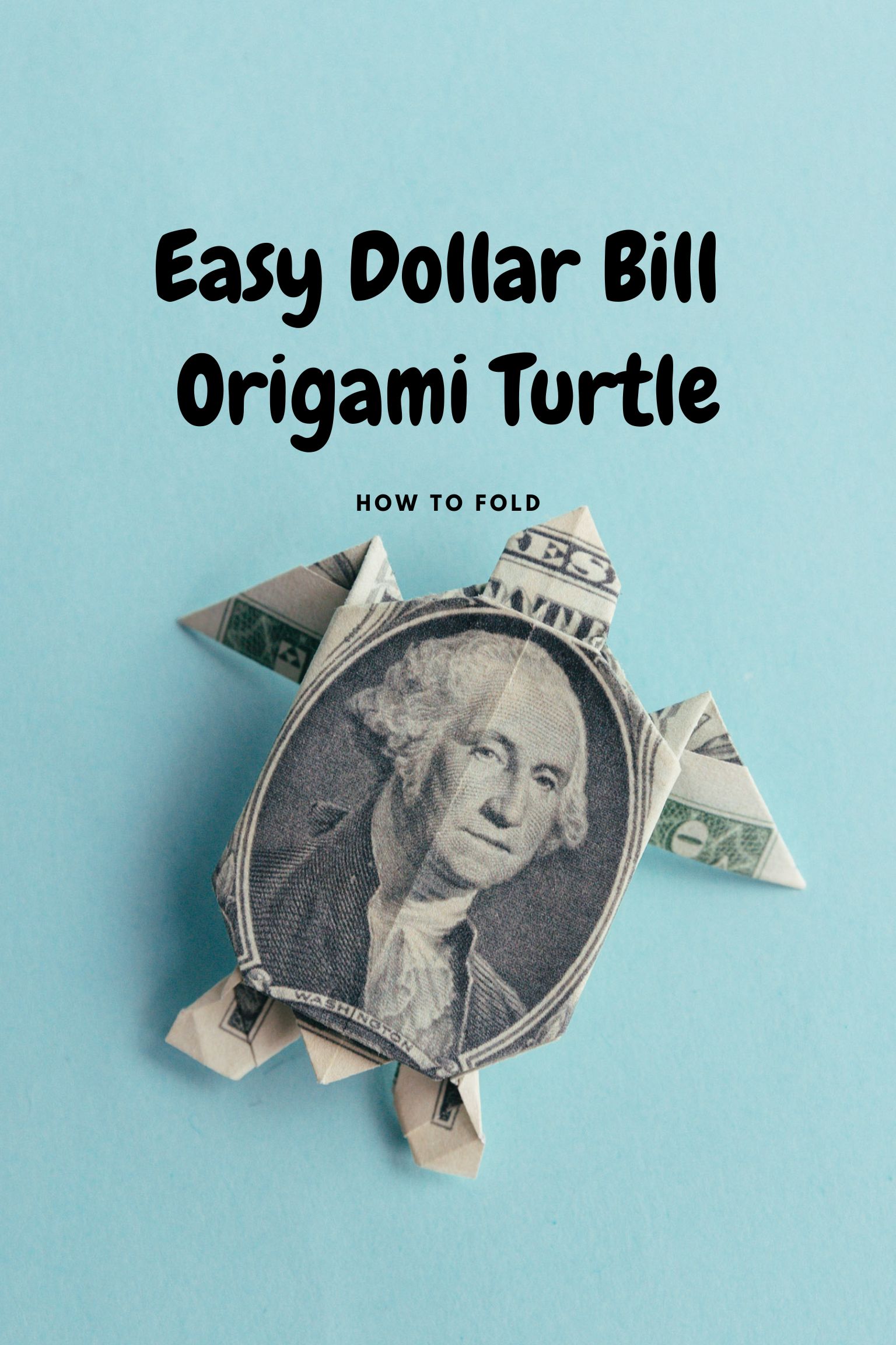 dollar bill origami turtle | origamiok