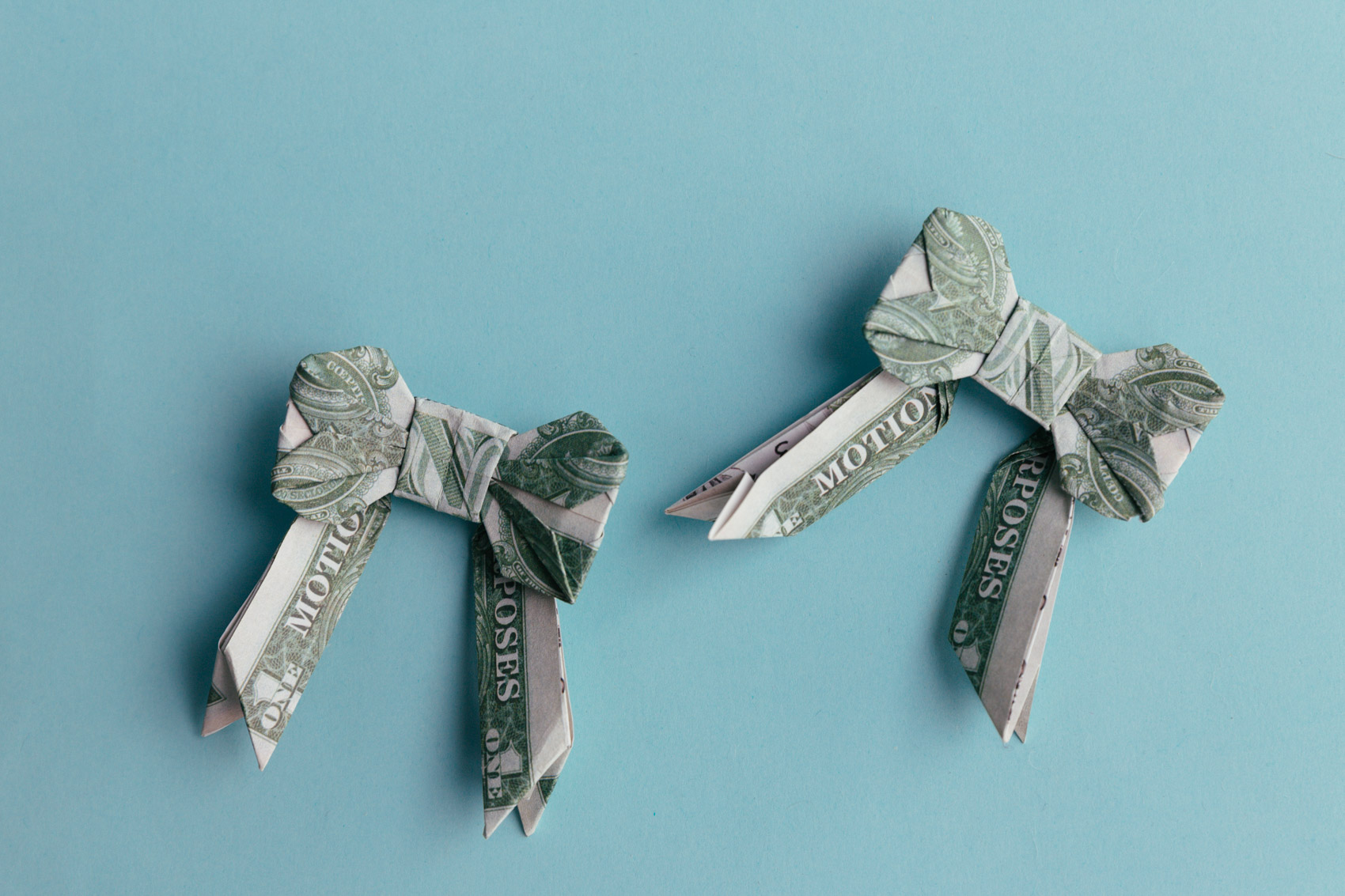 dollar bill origami bow | origamiok
