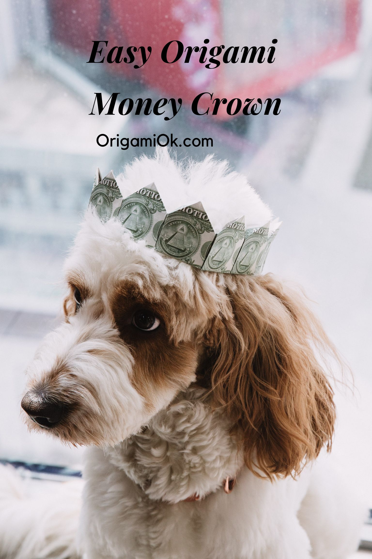 dollar bill origami crown | origamiok