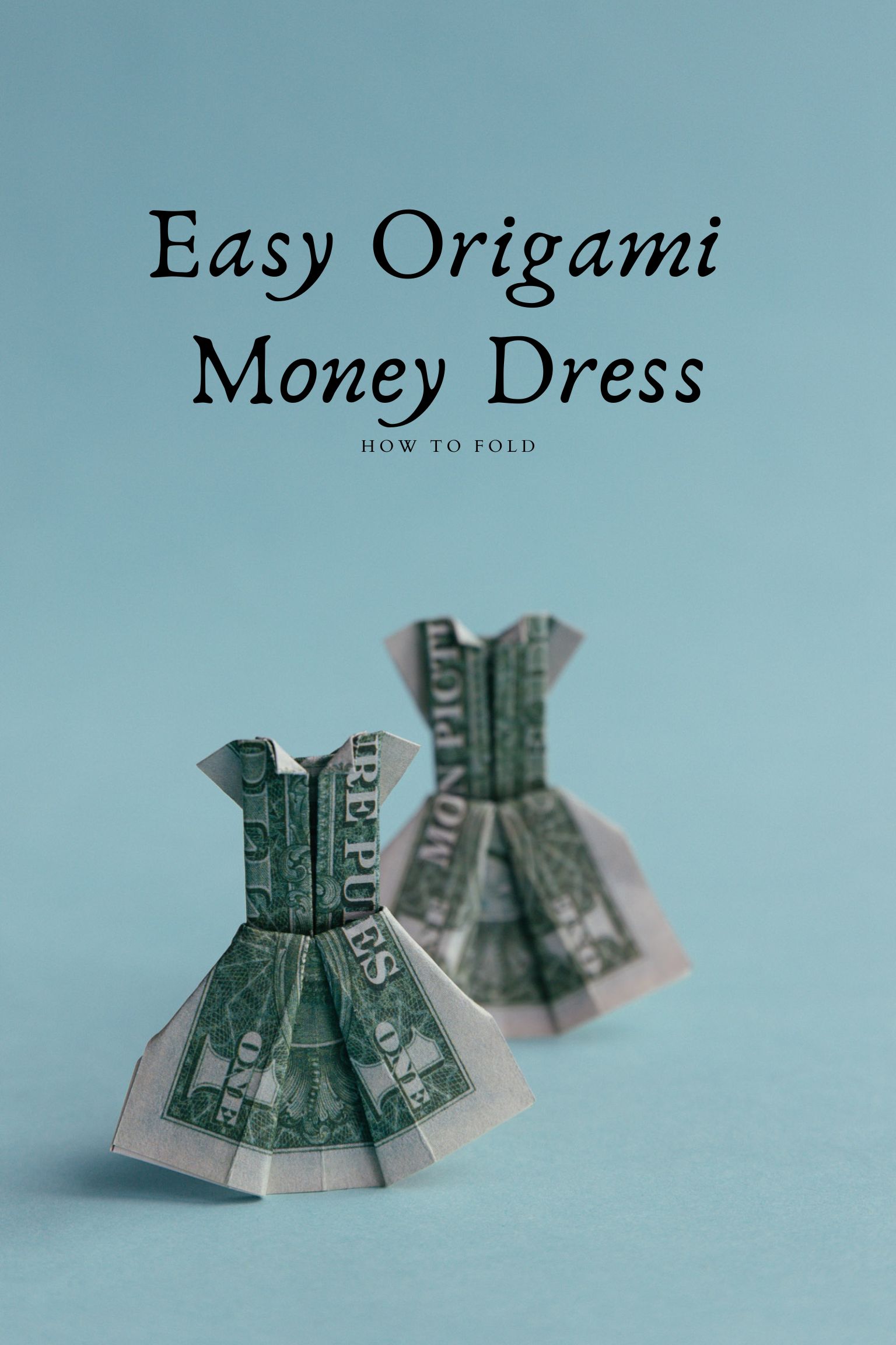 dollar bill origami dress | origamiok